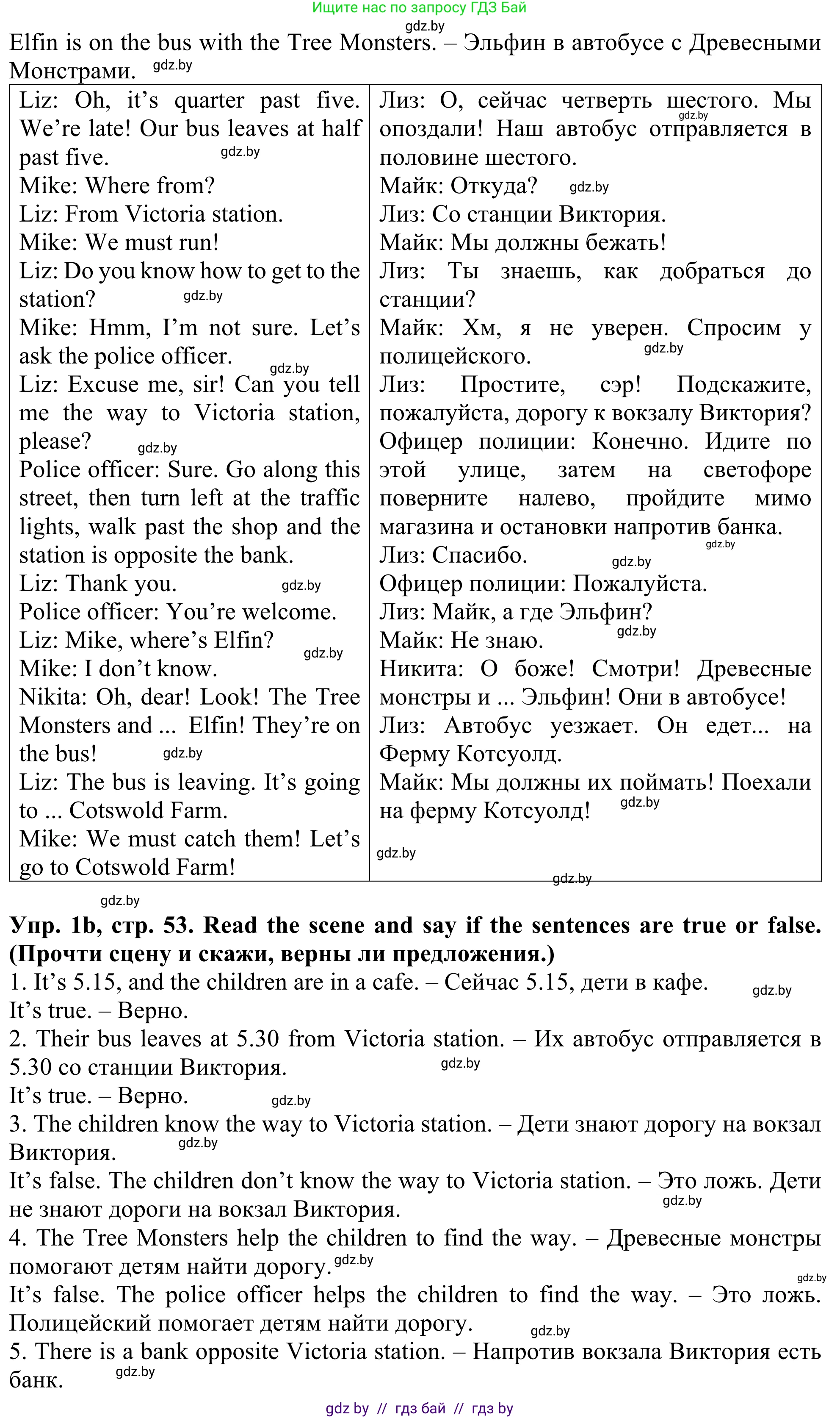 Английский язык (english), 5 класс Учебник (Student's book), авторы: Лапицкая Людмила Михайловна (Lapitskaya Ludmila), Калишевич Алла Ивановна, Севрюкова Татьяна Юрьевна, Седунова Наталья Михайловна (Sedunova Natalia), издательство Вышэйшая школа, Минск, 2020, Часть 2, страница 52, номер 1, Решение 2 (продолжение 2)