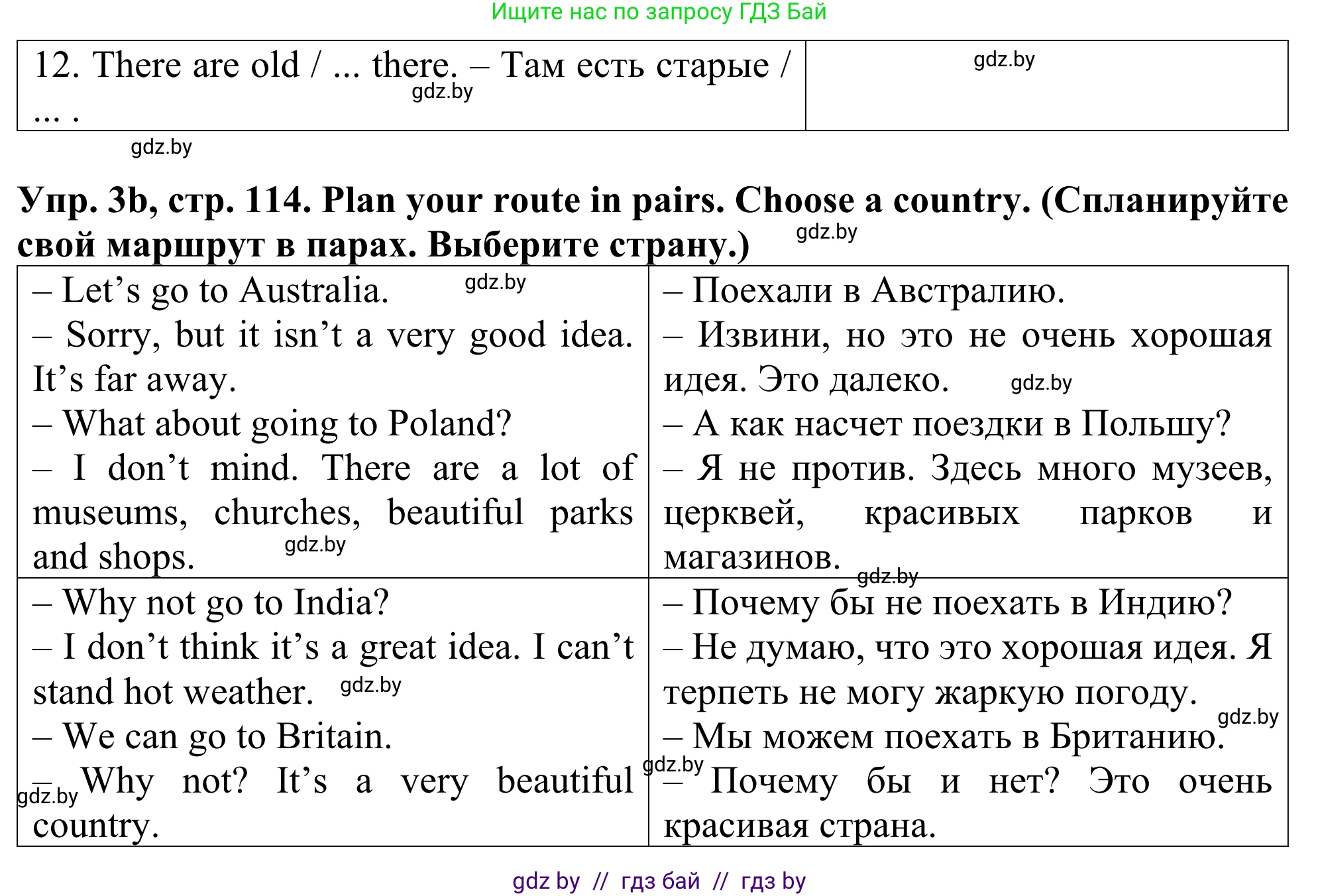 Английский язык (english), 5 класс Учебник (Student's book), авторы: Лапицкая Людмила Михайловна (Lapitskaya Ludmila), Калишевич Алла Ивановна, Севрюкова Татьяна Юрьевна, Седунова Наталья Михайловна (Sedunova Natalia), издательство Вышэйшая школа, Минск, 2020, Часть 2, страница 113, номер 3, Решение 2 (продолжение 2)