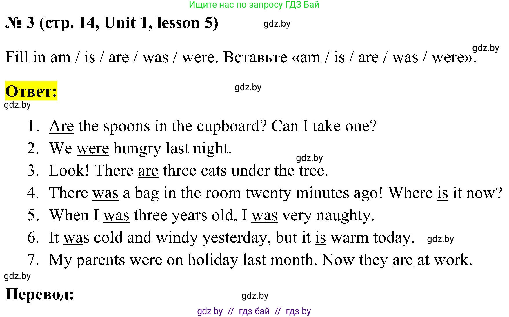 Английский язык (english), 5 класс практикум по грамматике (grammar), автор: Севрюкова Татьяна Юрьевна, издательство Аверсэв, Минск, 2023, оранжевого цвета, страница 14, номер 3, Решение