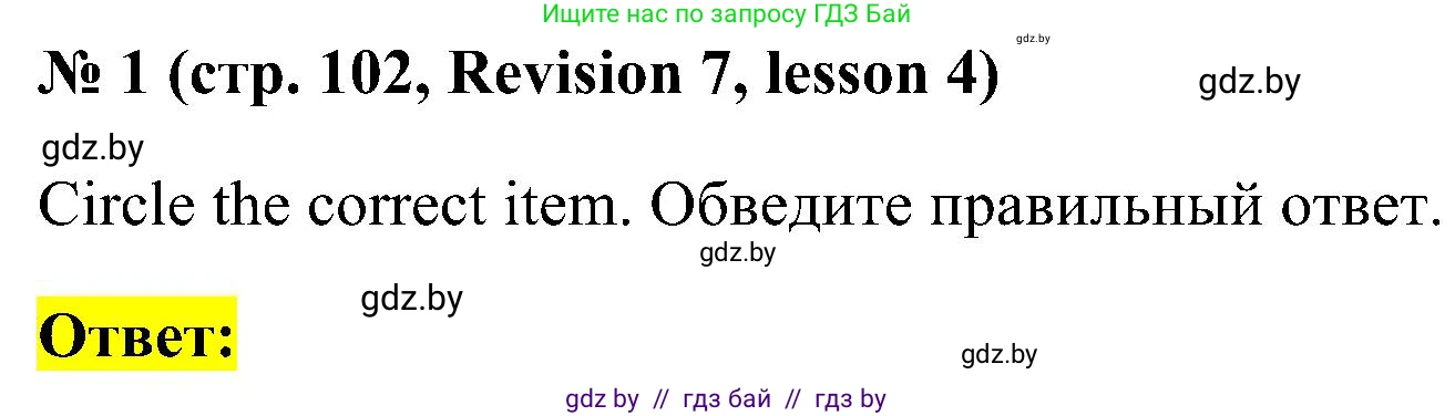 Английский язык (english), 5 класс практикум по грамматике (grammar), автор: Севрюкова Татьяна Юрьевна, издательство Аверсэв, Минск, 2023, оранжевого цвета, страница 102, номер 1, Решение