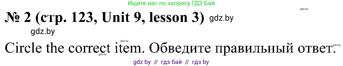 Английский язык (english), 5 класс практикум по грамматике (grammar), автор: Севрюкова Татьяна Юрьевна, издательство Аверсэв, Минск, 2023, оранжевого цвета, страница 123, номер 2, Решение