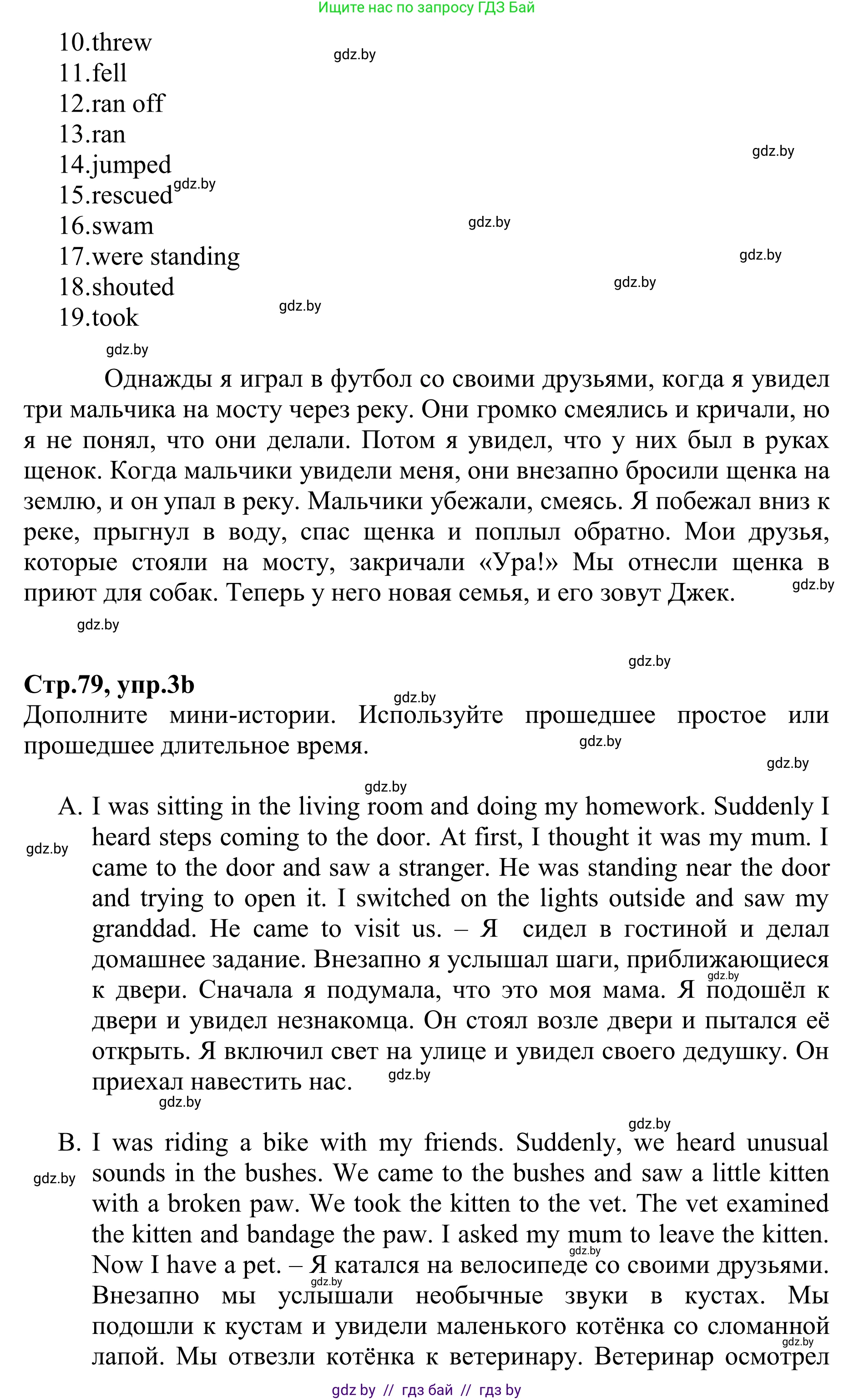 Английский язык (english), 6 класс рабочая тетрадь (activity book), авторы: Юхнель Наталья Валентиновна, Наумова Елена Георгиевна, Малиновская Елена Александровна, Гуськов А Л, Демченко Наталья Валентиновна, Лабода Т Е, Манешина А В, Матюш Н В, издательство Аверсэв, Минск, зелёного цвета, Часть ( Part) 1, страница 78, номер 3, Решение (продолжение 2)