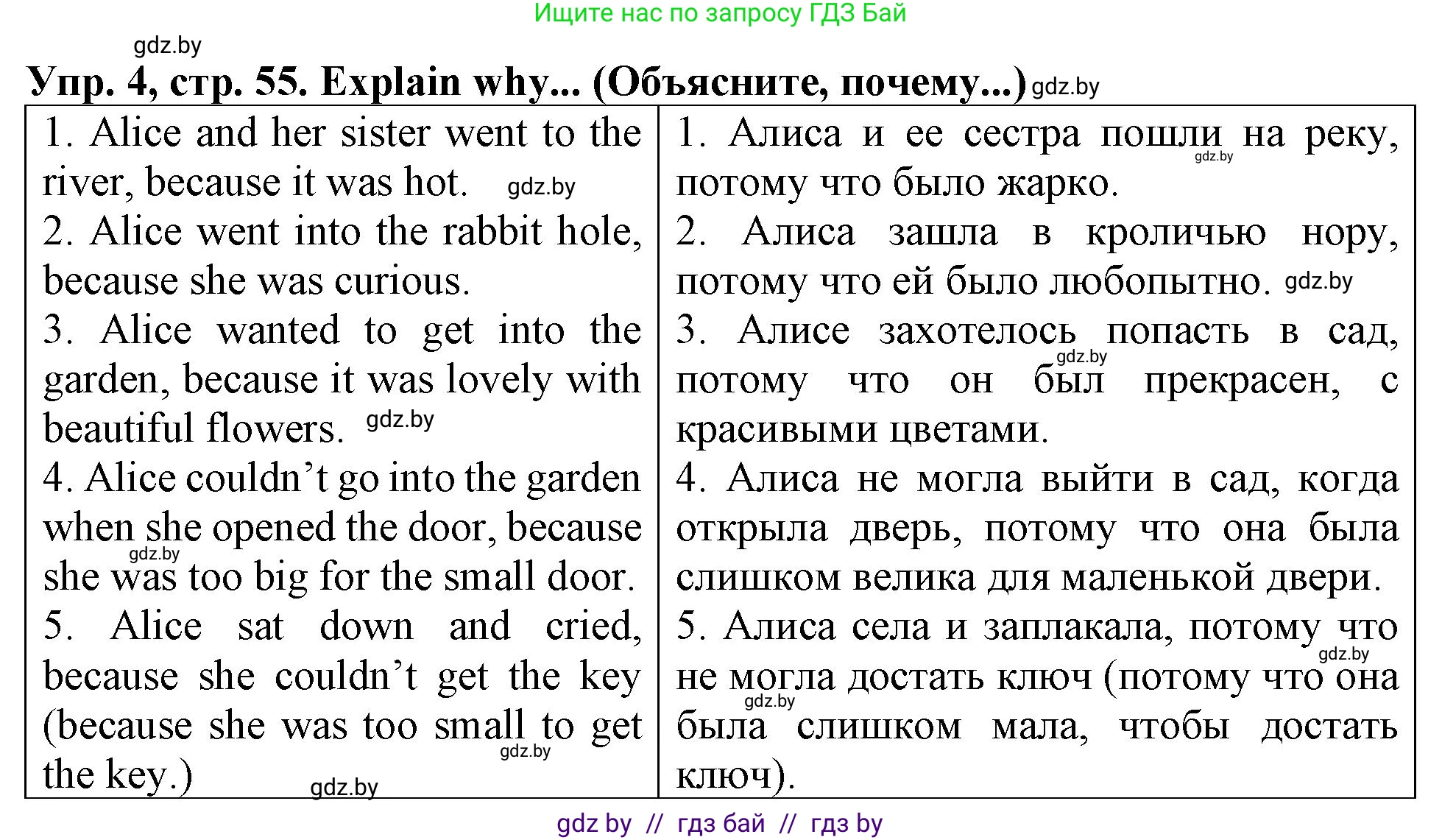 Английский язык (english), 6 класс тесты (test book), авторы: Севрюкова Татьяна Юрьевна, Калишевич Алла Ивановна, издательство Аверсэв, Минск, 2022, оранжевого цвета, страница 55, номер 4, Решение