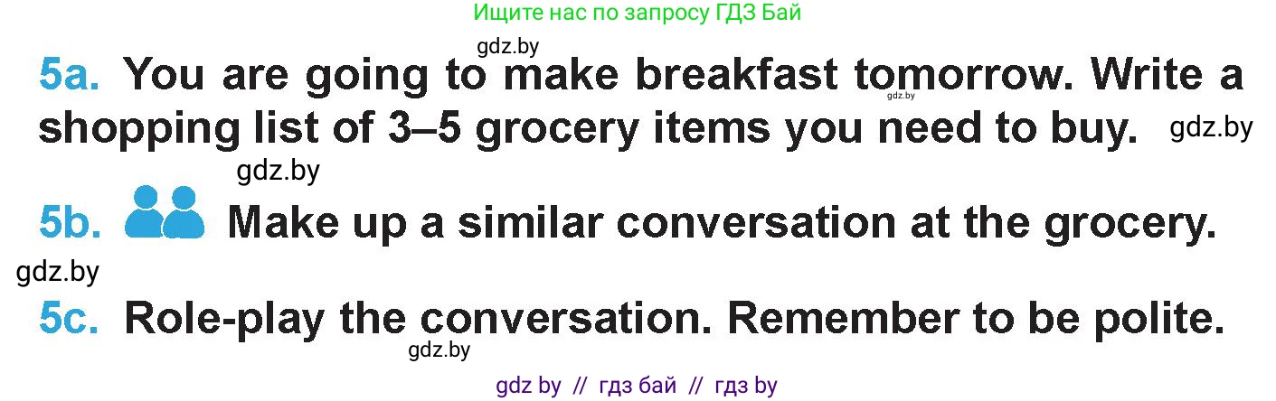 Английский язык (english), 6 класс Учебник (Student's book), авторы: Демченко Наталья Валентиновна, Бушуева Эдите Владиславовна, Юхнель Наталья Валентиновна, Манешина А В, Маслёнченко Н А, Рыбалко О Н, Лукша О В, издательство Адукацыя i выхаванне, Минск, 2026, салатового цвета, Часть 1, страница 133, номер 5, Условие