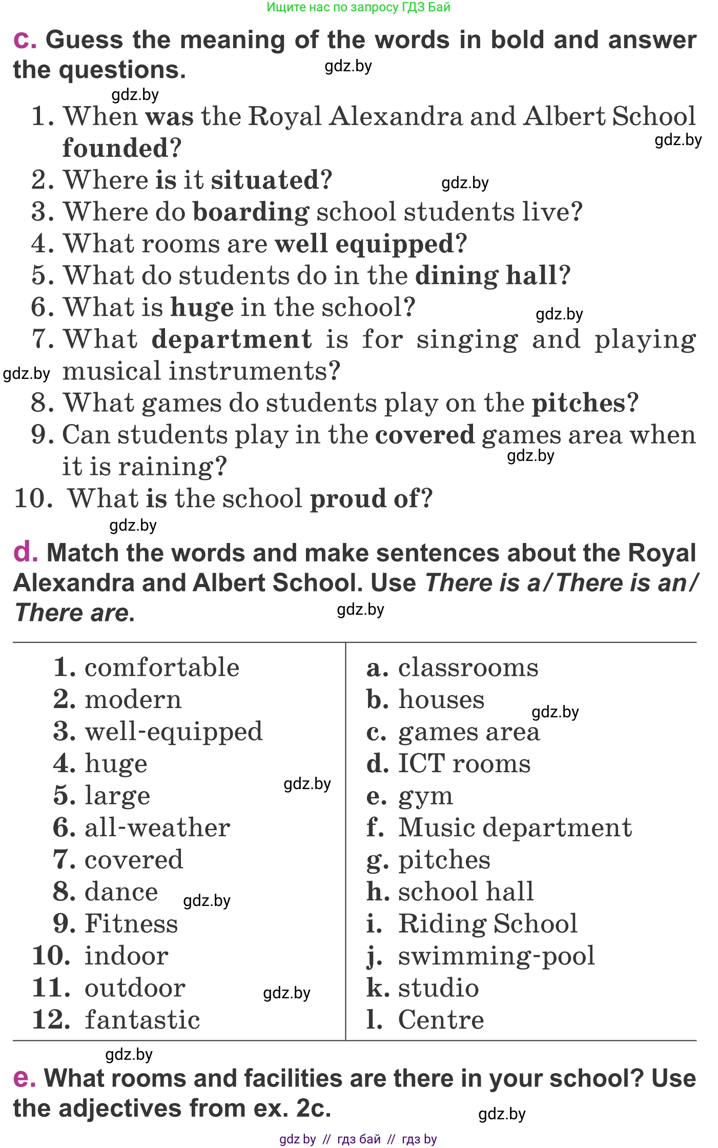 Английский язык (english), 6 класс Учебник, авторы: Демченко Наталья Валентиновна, Севрюкова Татьяна Юрьевна, Юхнель Наталья Валентиновна, Наумова Елена Георгиевна, Рыбалко О Н, Манешина А В, Маслёнченко Н А, издательство Вышэйшая школа, Минск, 2018, красного цвета, Часть 1, страница 40, номер 2, Условие (продолжение 3)