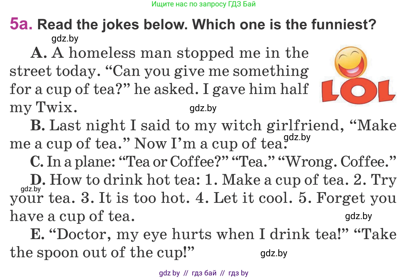 Английский язык (english), 6 класс Учебник, авторы: Демченко Наталья Валентиновна, Севрюкова Татьяна Юрьевна, Юхнель Наталья Валентиновна, Наумова Елена Георгиевна, Рыбалко О Н, Манешина А В, Маслёнченко Н А, издательство Вышэйшая школа, Минск, 2018, красного цвета, Часть 1, страница 149, номер 5, Условие