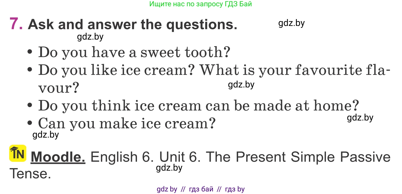 Английский язык (english), 6 класс Учебник, авторы: Демченко Наталья Валентиновна, Севрюкова Татьяна Юрьевна, Юхнель Наталья Валентиновна, Наумова Елена Георгиевна, Рыбалко О Н, Манешина А В, Маслёнченко Н А, издательство Вышэйшая школа, Минск, 2018, красного цвета, Часть 1, страница 139, номер 7, Условие