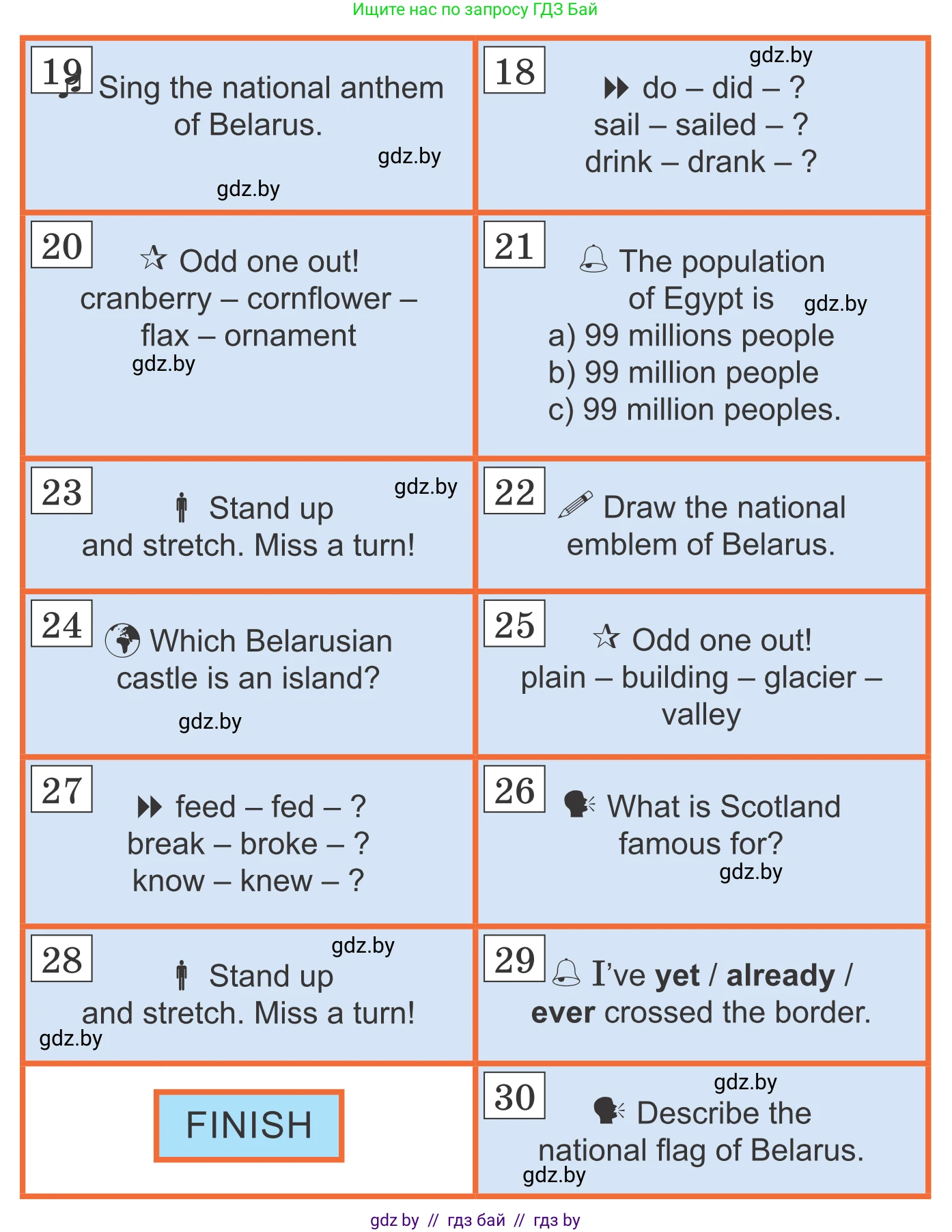 Английский язык (english), 6 класс Учебник, авторы: Демченко Наталья Валентиновна, Севрюкова Татьяна Юрьевна, Юхнель Наталья Валентиновна, Наумова Елена Георгиевна, Рыбалко О Н, Манешина А В, Маслёнченко Н А, издательство Вышэйшая школа, Минск, 2018, красного цвета, Часть 2, страница 42, номер 4, Условие (продолжение 3)