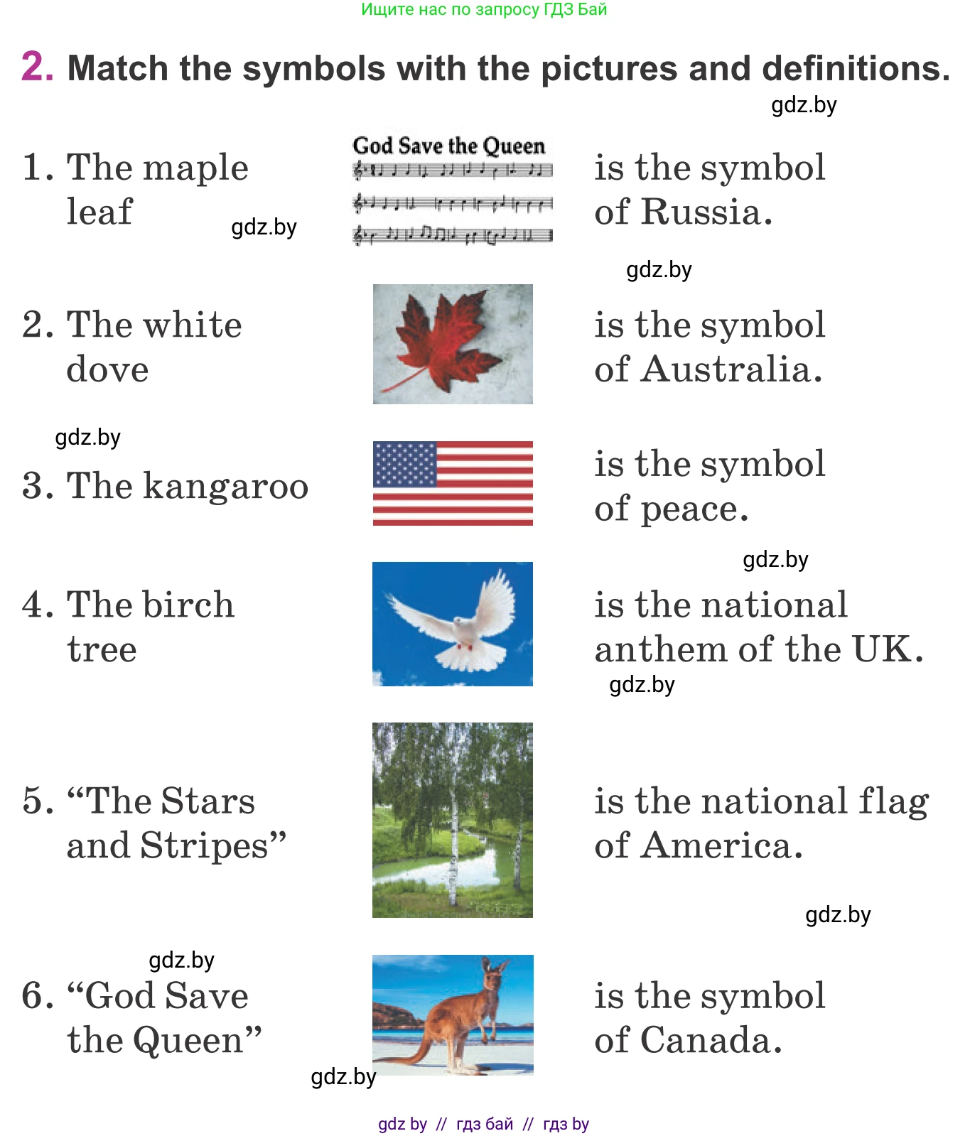 Английский язык (english), 6 класс Учебник, авторы: Демченко Наталья Валентиновна, Севрюкова Татьяна Юрьевна, Юхнель Наталья Валентиновна, Наумова Елена Георгиевна, Рыбалко О Н, Манешина А В, Маслёнченко Н А, издательство Вышэйшая школа, Минск, 2018, красного цвета, Часть 2, страница 14, номер 2, Условие