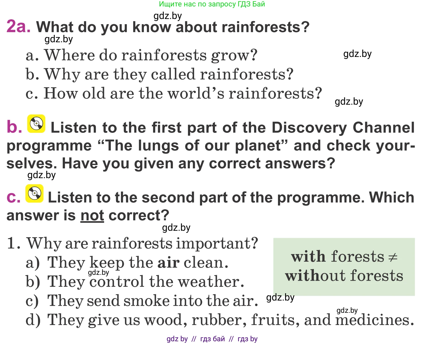 Английский язык (english), 6 класс Учебник, авторы: Демченко Наталья Валентиновна, Севрюкова Татьяна Юрьевна, Юхнель Наталья Валентиновна, Наумова Елена Георгиевна, Рыбалко О Н, Манешина А В, Маслёнченко Н А, издательство Вышэйшая школа, Минск, 2018, красного цвета, Часть 2, страница 89, номер 2, Условие