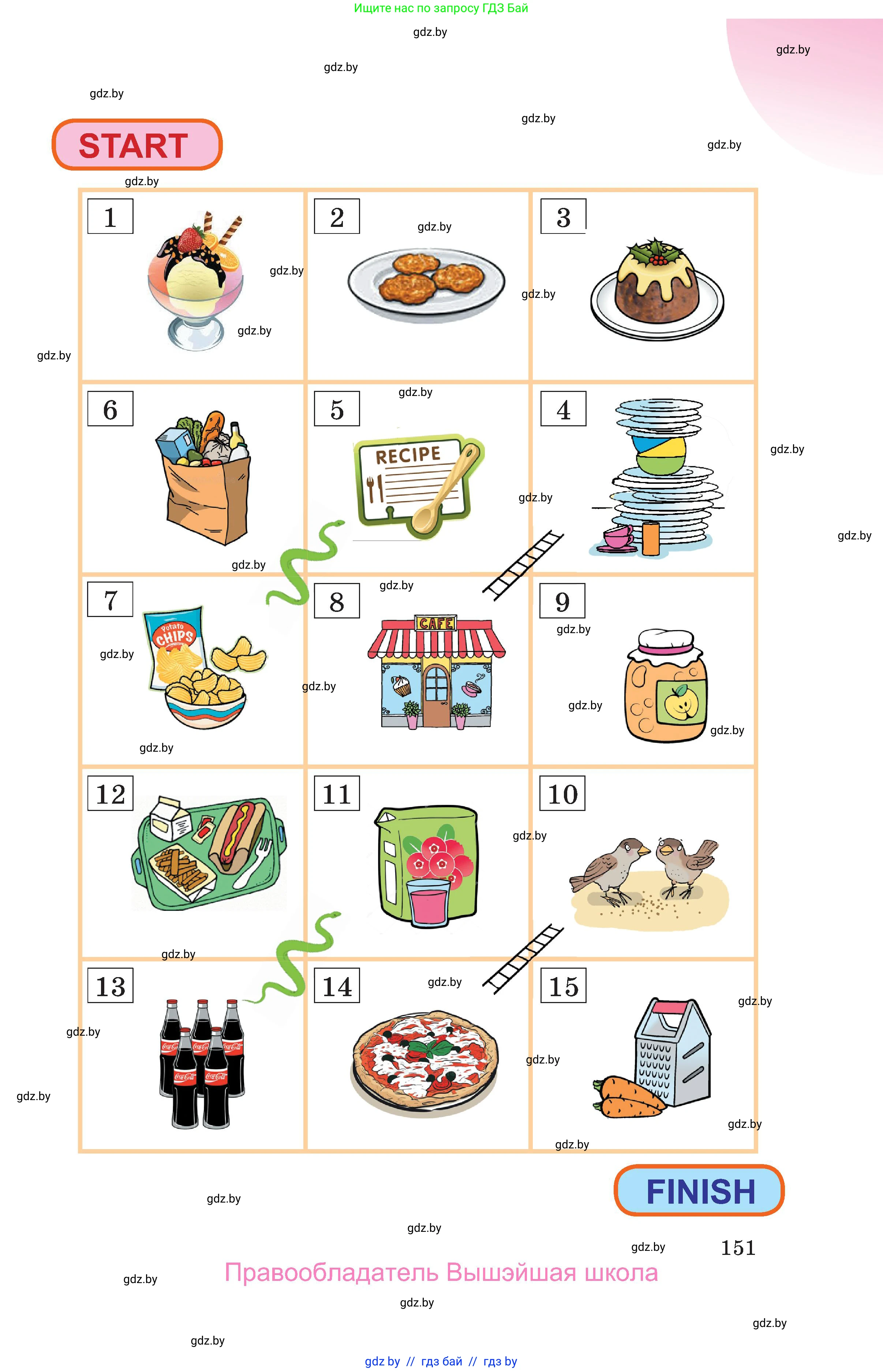 Английский язык (english), 6 класс Учебник, авторы: Демченко Наталья Валентиновна, Севрюкова Татьяна Юрьевна, Юхнель Наталья Валентиновна, Наумова Елена Георгиевна, Рыбалко О Н, Манешина А В, Маслёнченко Н А, издательство Вышэйшая школа, Минск, 2018, красного цвета, Часть 1, страница 151