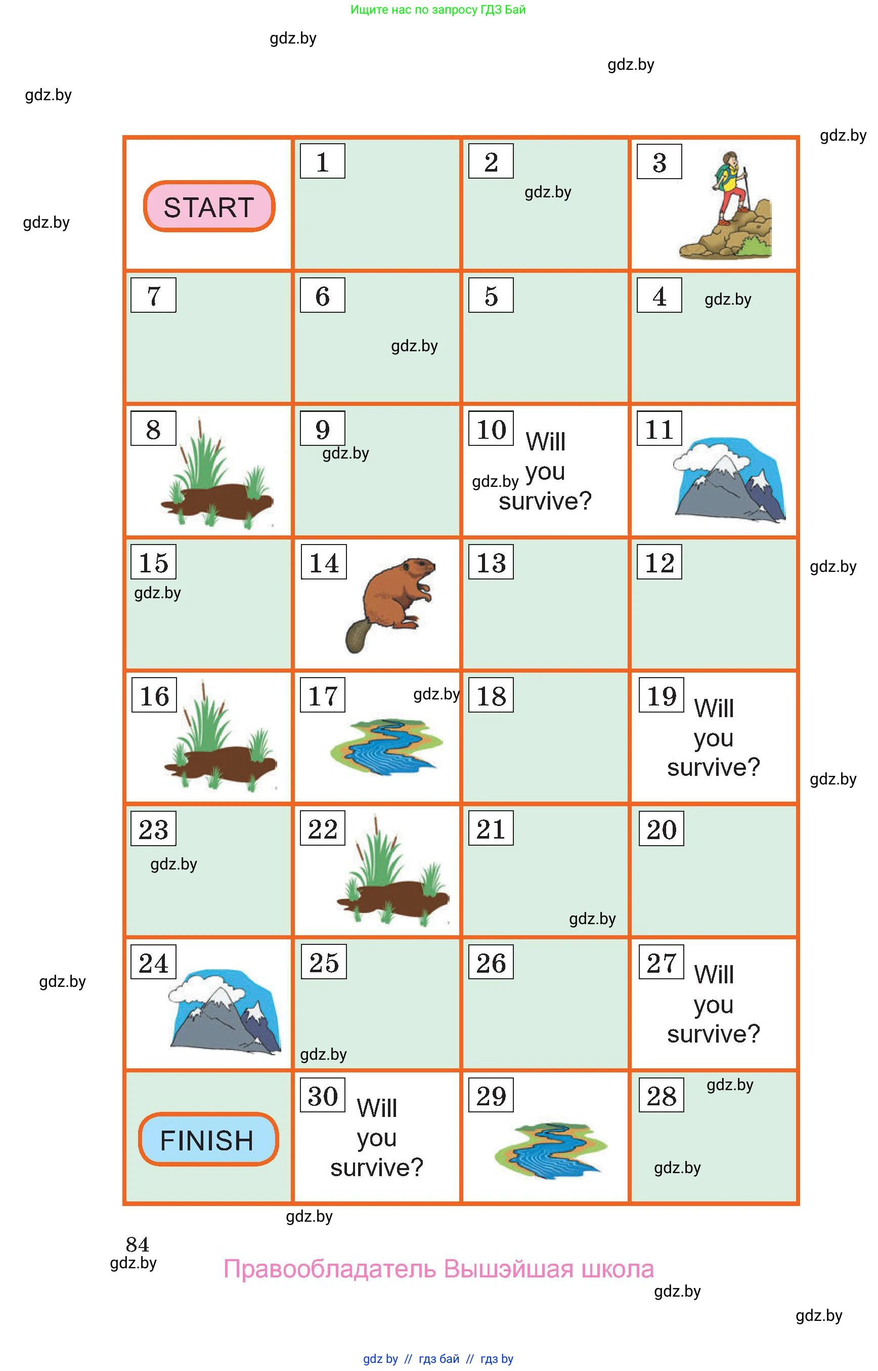 Английский язык (english), 6 класс Учебник, авторы: Демченко Наталья Валентиновна, Севрюкова Татьяна Юрьевна, Юхнель Наталья Валентиновна, Наумова Елена Георгиевна, Рыбалко О Н, Манешина А В, Маслёнченко Н А, издательство Вышэйшая школа, Минск, 2018, красного цвета, страница 84
