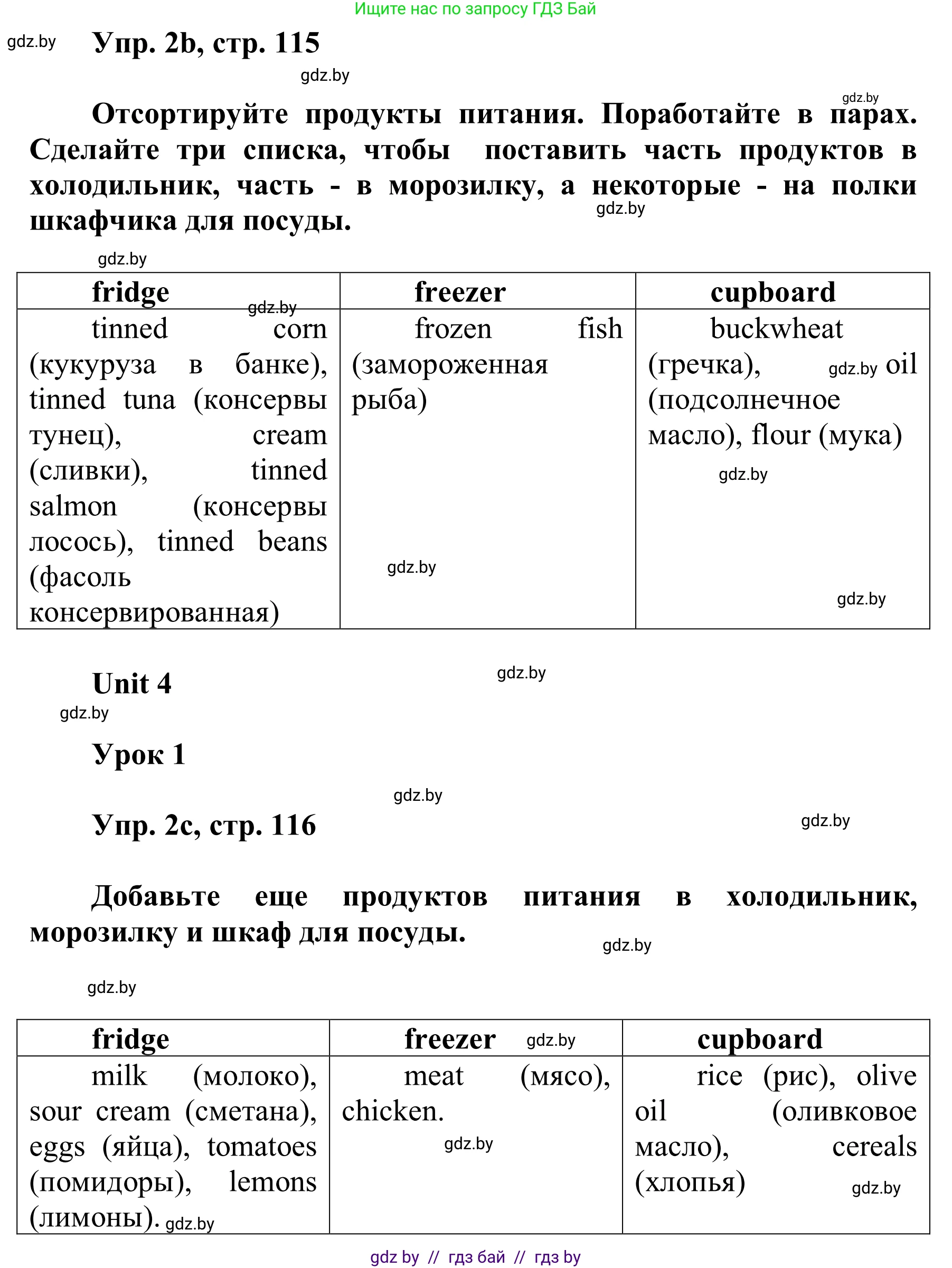 Английский язык (english), 6 класс Учебник, авторы: Демченко Наталья Валентиновна, Севрюкова Татьяна Юрьевна, Юхнель Наталья Валентиновна, Наумова Елена Георгиевна, Рыбалко О Н, Манешина А В, Маслёнченко Н А, издательство Вышэйшая школа, Минск, 2018, красного цвета, Часть 1, страница 115, номер 2, Решение (продолжение 2)