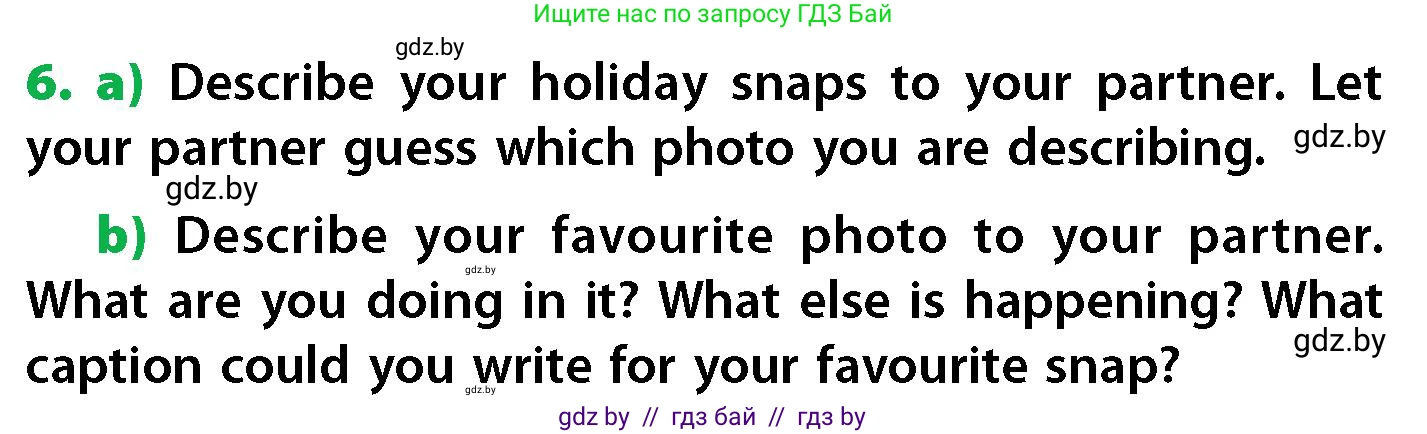 Английский язык (english), 6 класс Учебник, авторы: Юхнель Наталья Валентиновна, Наумова Елена Георгиевна, Малиновская Елена Александровна, издательство Адукацыя i выхаванне, Минск, 2021, страница 9, номер 6, Условие