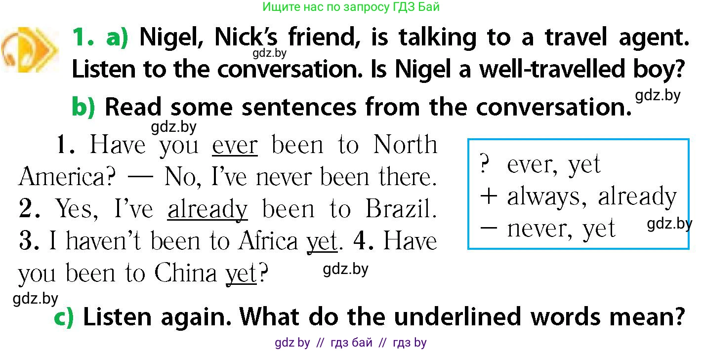 Английский язык (english), 6 класс Учебник, авторы: Юхнель Наталья Валентиновна, Наумова Елена Георгиевна, Малиновская Елена Александровна, издательство Адукацыя i выхаванне, Минск, 2021, страница 32, номер 1, Условие
