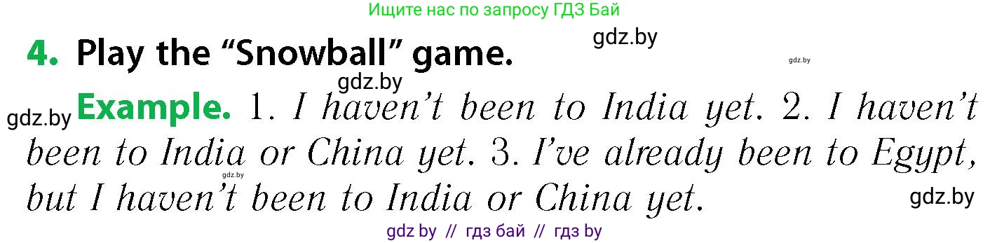 Английский язык (english), 6 класс Учебник, авторы: Юхнель Наталья Валентиновна, Наумова Елена Георгиевна, Малиновская Елена Александровна, издательство Адукацыя i выхаванне, Минск, 2021, страница 34, номер 4, Условие