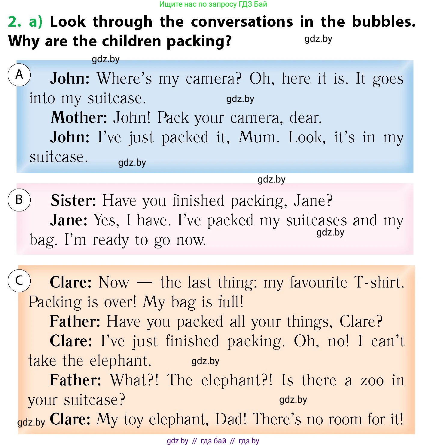 Английский язык (english), 6 класс Учебник, авторы: Юхнель Наталья Валентиновна, Наумова Елена Георгиевна, Малиновская Елена Александровна, издательство Адукацыя i выхаванне, Минск, 2021, страница 41, номер 2, Условие