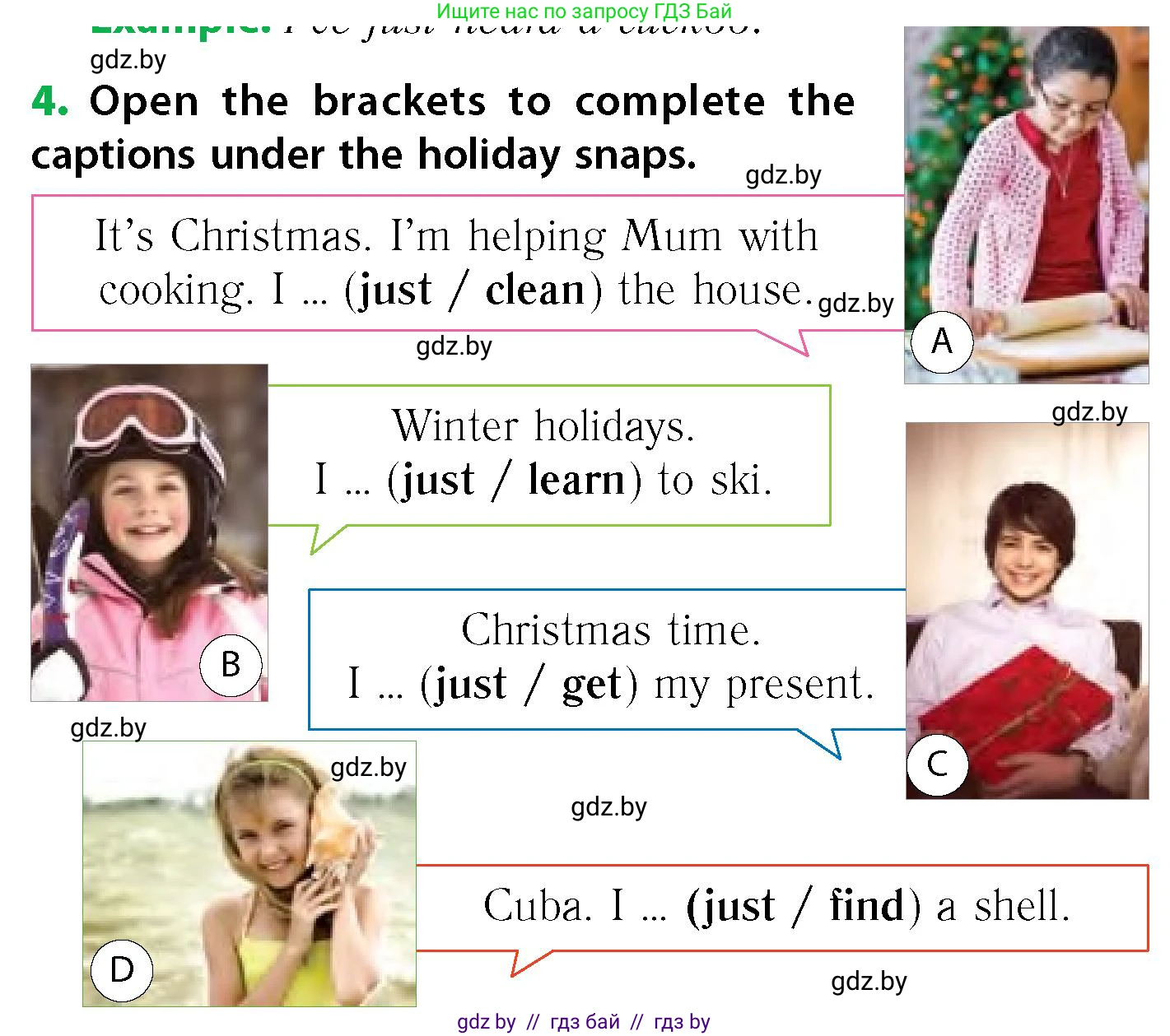 Английский язык (english), 6 класс Учебник, авторы: Юхнель Наталья Валентиновна, Наумова Елена Георгиевна, Малиновская Елена Александровна, издательство Адукацыя i выхаванне, Минск, 2021, страница 42, номер 4, Условие