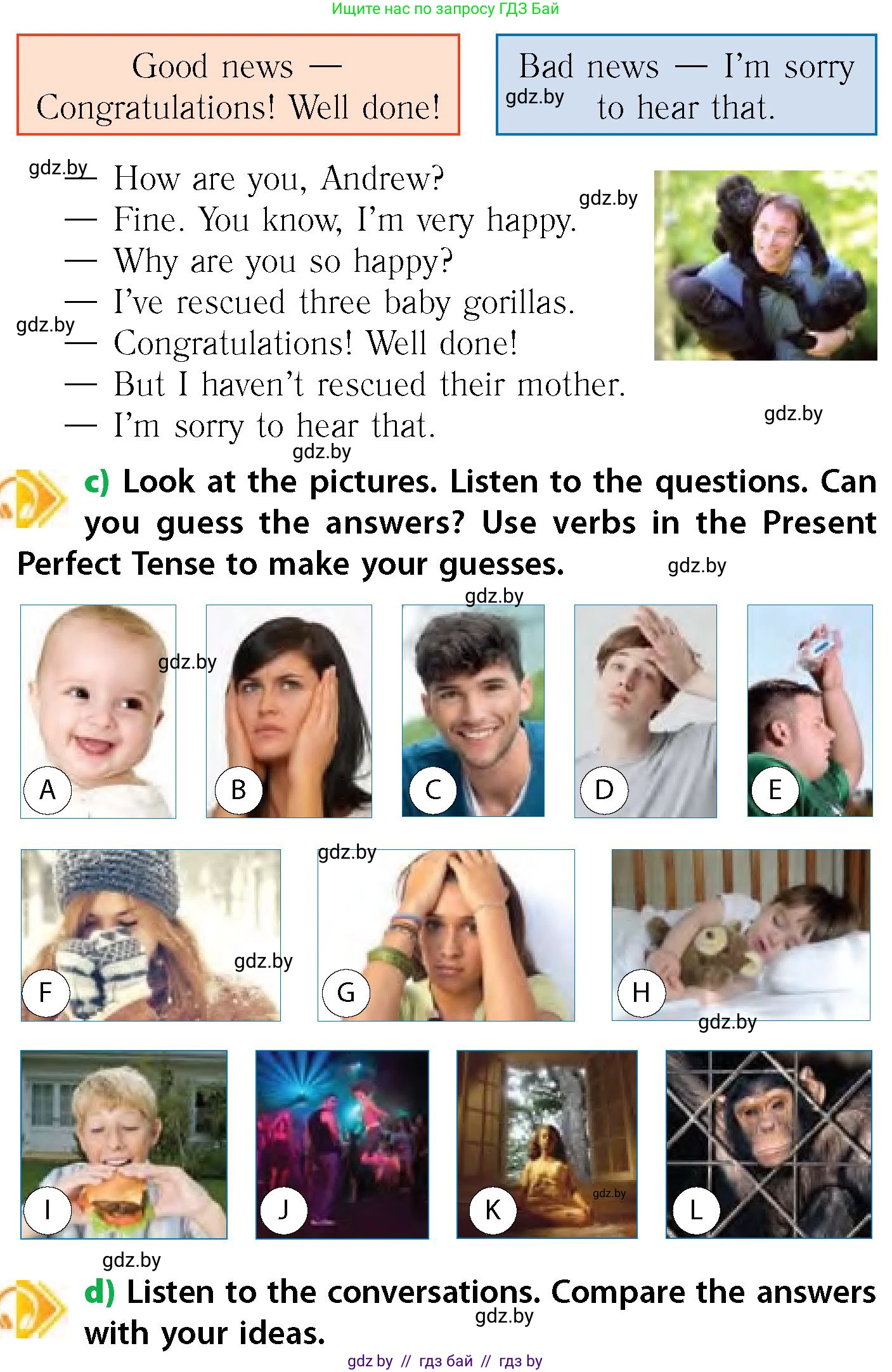 Английский язык (english), 6 класс Учебник, авторы: Юхнель Наталья Валентиновна, Наумова Елена Георгиевна, Малиновская Елена Александровна, издательство Адукацыя i выхаванне, Минск, 2021, страница 50, номер 3, Условие (продолжение 2)