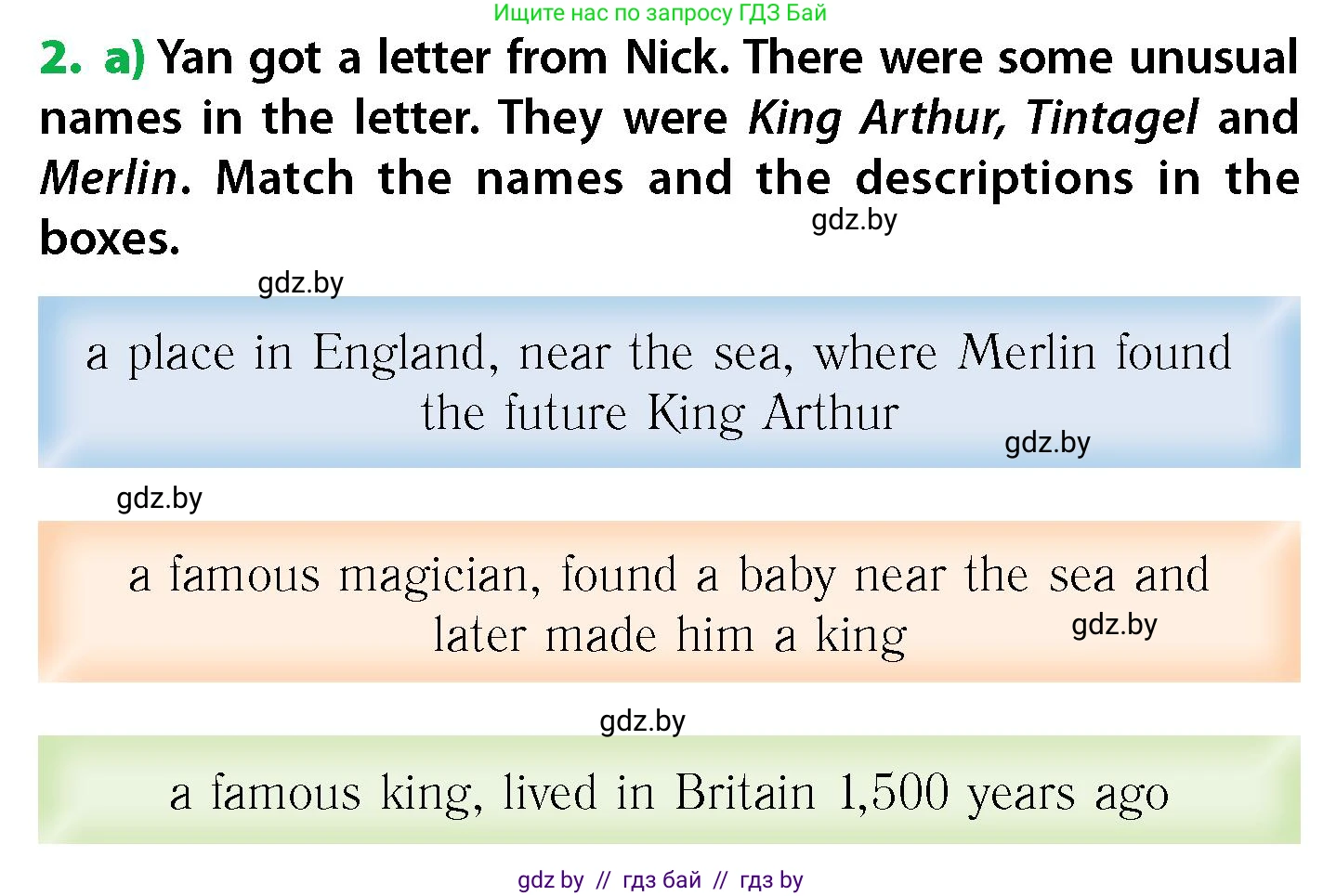 Английский язык (english), 6 класс Учебник, авторы: Юхнель Наталья Валентиновна, Наумова Елена Георгиевна, Малиновская Елена Александровна, издательство Адукацыя i выхаванне, Минск, 2021, страница 93, номер 2, Условие