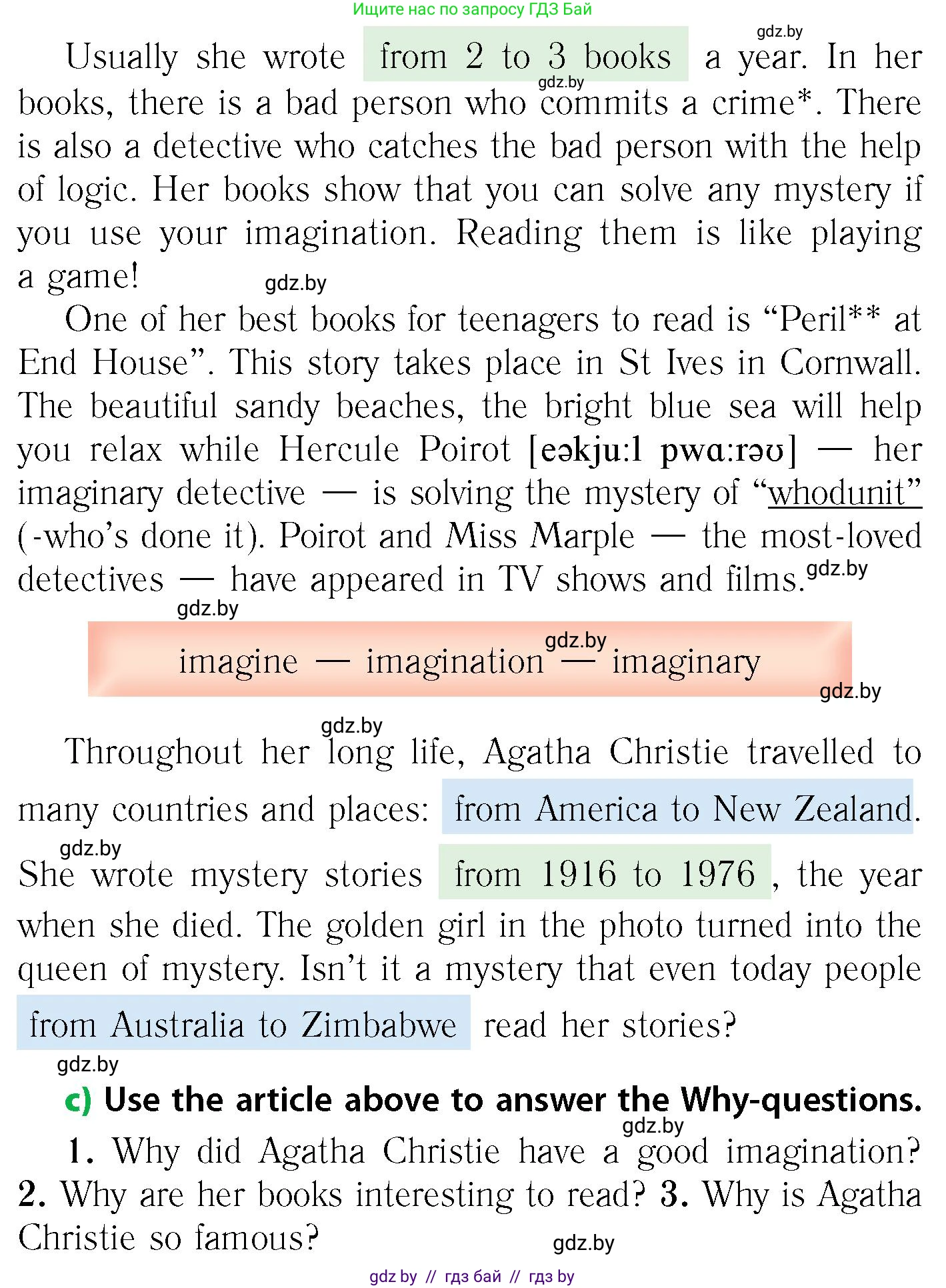 Английский язык (english), 6 класс Учебник, авторы: Юхнель Наталья Валентиновна, Наумова Елена Георгиевна, Малиновская Елена Александровна, издательство Адукацыя i выхаванне, Минск, 2021, страница 100, номер 2, Условие (продолжение 3)