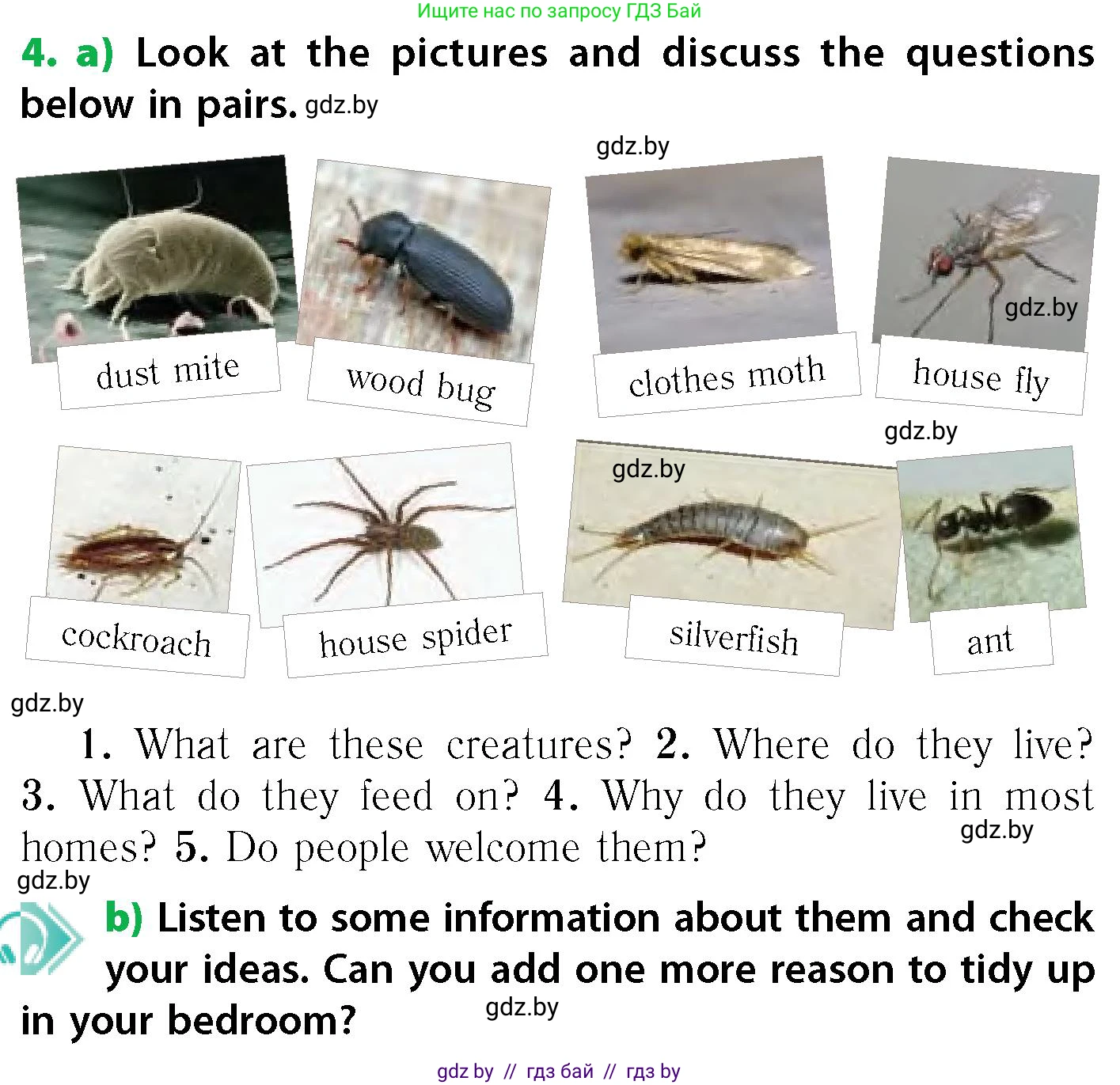 Английский язык (english), 6 класс Учебник, авторы: Юхнель Наталья Валентиновна, Наумова Елена Георгиевна, Малиновская Елена Александровна, издательство Адукацыя i выхаванне, Минск, 2021, страница 127, номер 4, Условие