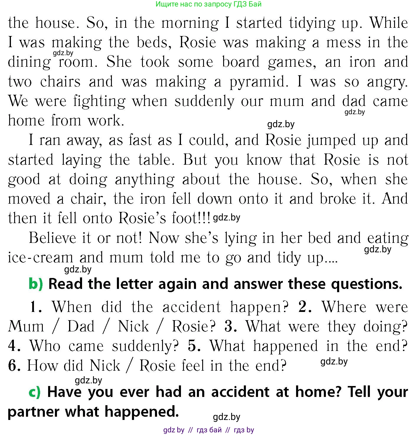 Английский язык (english), 6 класс Учебник, авторы: Юхнель Наталья Валентиновна, Наумова Елена Георгиевна, Малиновская Елена Александровна, издательство Адукацыя i выхаванне, Минск, 2021, страница 128, номер 3, Условие (продолжение 2)