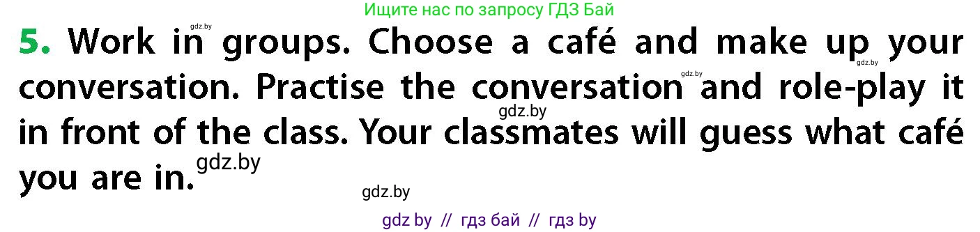 Английский язык (english), 6 класс Учебник, авторы: Юхнель Наталья Валентиновна, Наумова Елена Георгиевна, Малиновская Елена Александровна, издательство Адукацыя i выхаванне, Минск, 2021, страница 145, номер 5, Условие