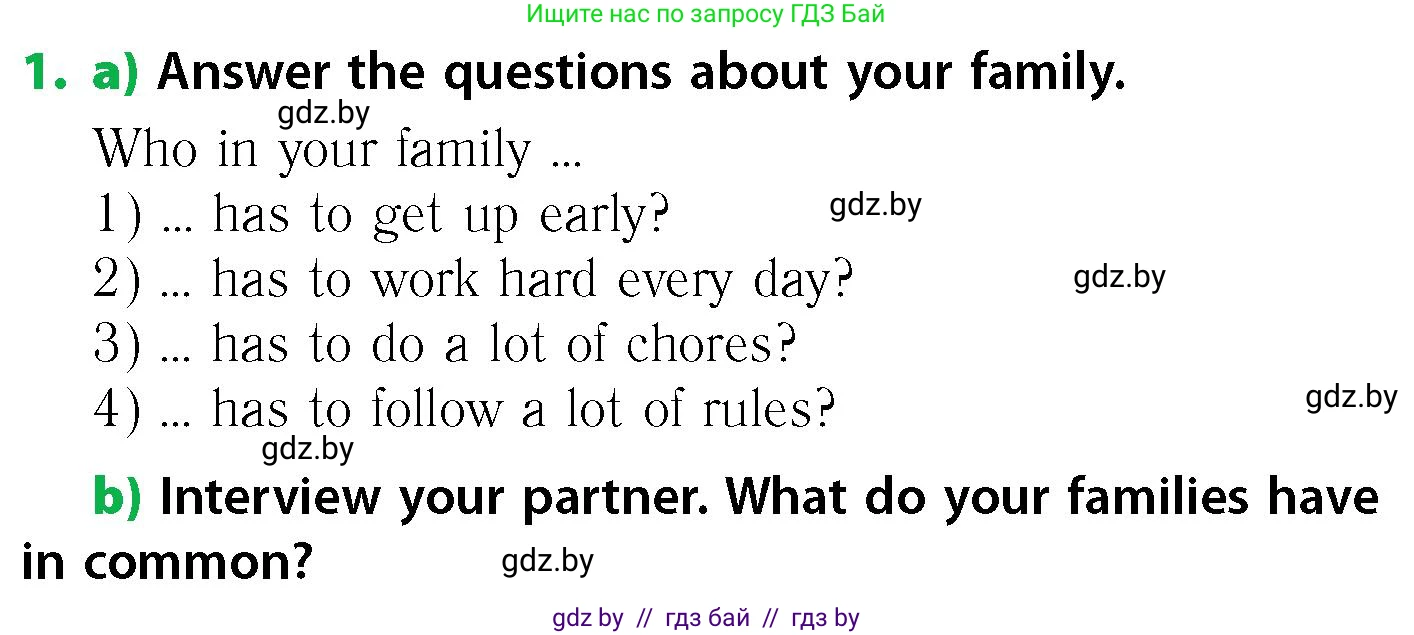 Английский язык (english), 6 класс Учебник, авторы: Юхнель Наталья Валентиновна, Наумова Елена Георгиевна, Малиновская Елена Александровна, издательство Адукацыя i выхаванне, Минск, 2021, страница 168, номер 1, Условие