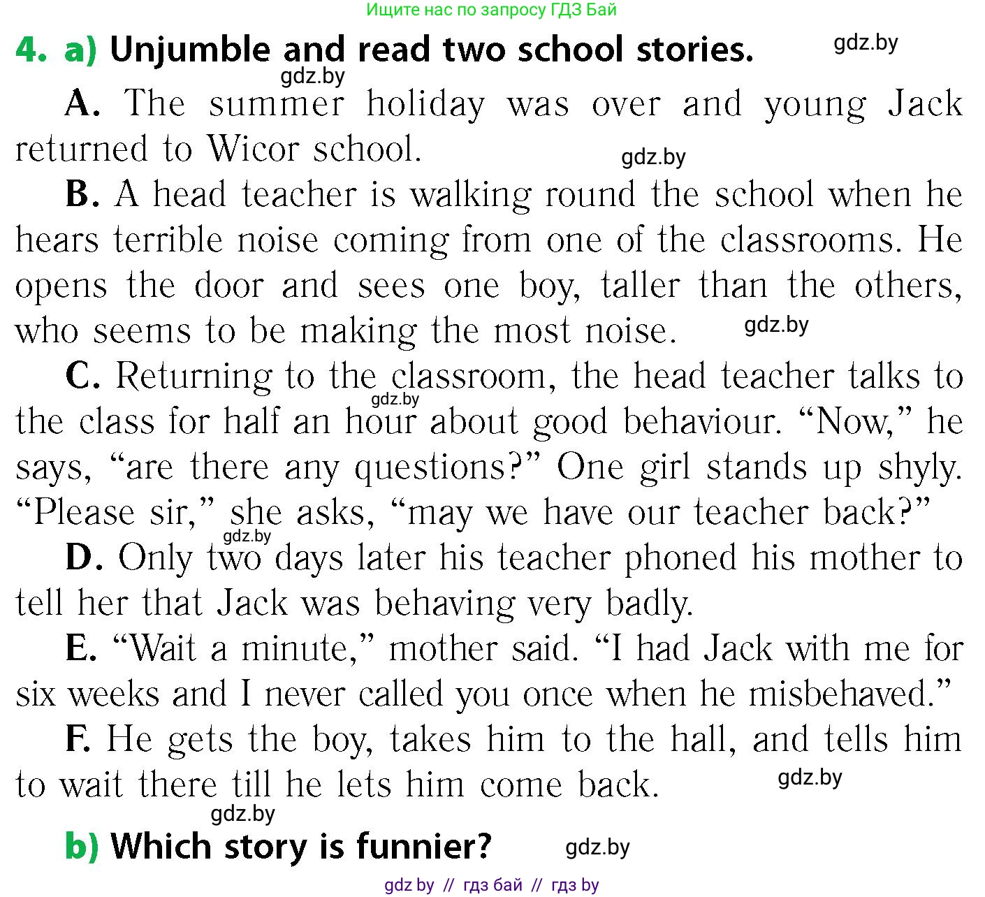 Английский язык (english), 6 класс Учебник, авторы: Юхнель Наталья Валентиновна, Наумова Елена Георгиевна, Малиновская Елена Александровна, издательство Адукацыя i выхаванне, Минск, 2021, страница 186, номер 4, Условие