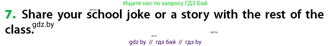 Английский язык (english), 6 класс Учебник, авторы: Юхнель Наталья Валентиновна, Наумова Елена Георгиевна, Малиновская Елена Александровна, издательство Адукацыя i выхаванне, Минск, 2021, страница 188, номер 7, Условие