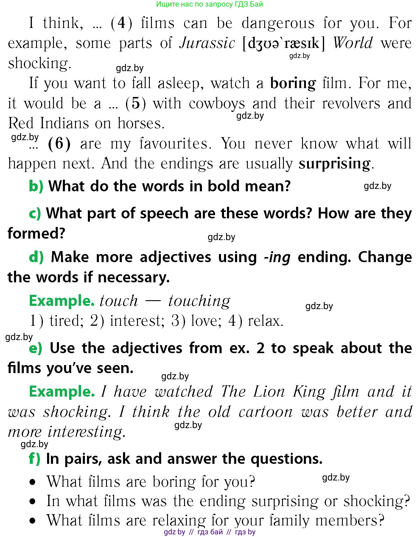 Английский язык (english), 6 класс Учебник, авторы: Юхнель Наталья Валентиновна, Наумова Елена Георгиевна, Малиновская Елена Александровна, издательство Адукацыя i выхаванне, Минск, 2021, страница 192, номер 2, Условие (продолжение 2)