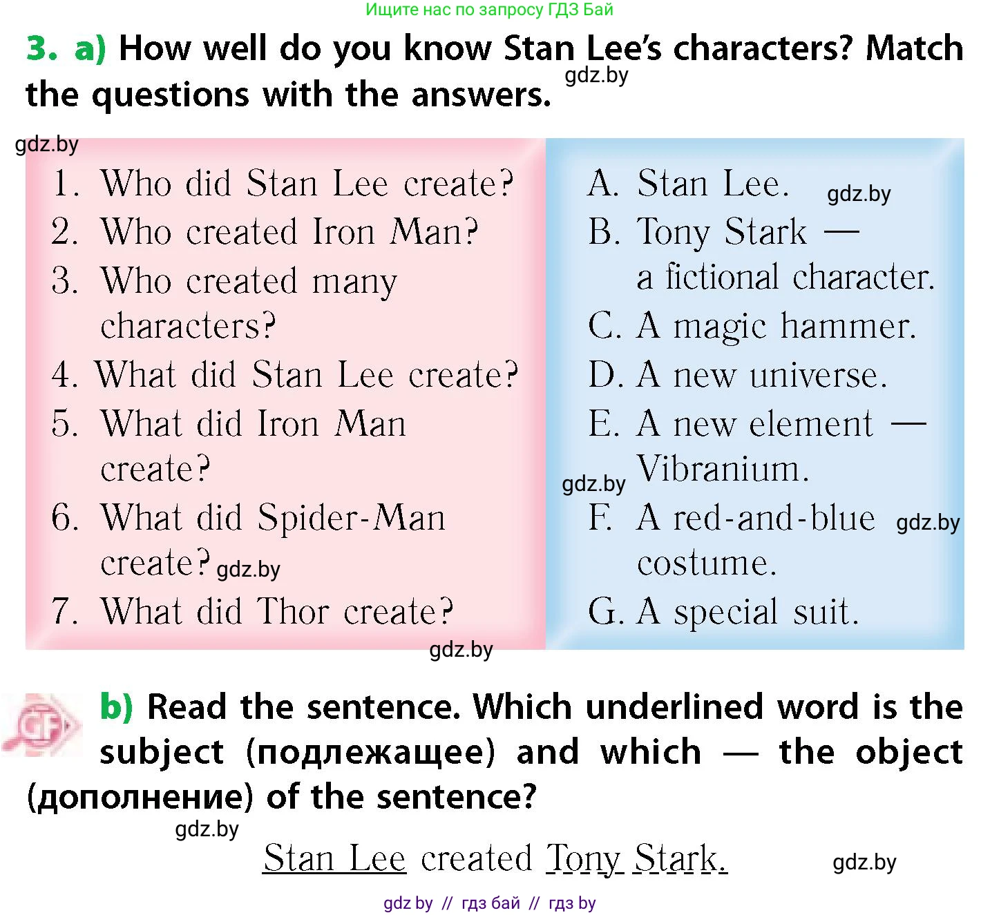 Английский язык (english), 6 класс Учебник, авторы: Юхнель Наталья Валентиновна, Наумова Елена Георгиевна, Малиновская Елена Александровна, издательство Адукацыя i выхаванне, Минск, 2021, страница 210, номер 3, Условие