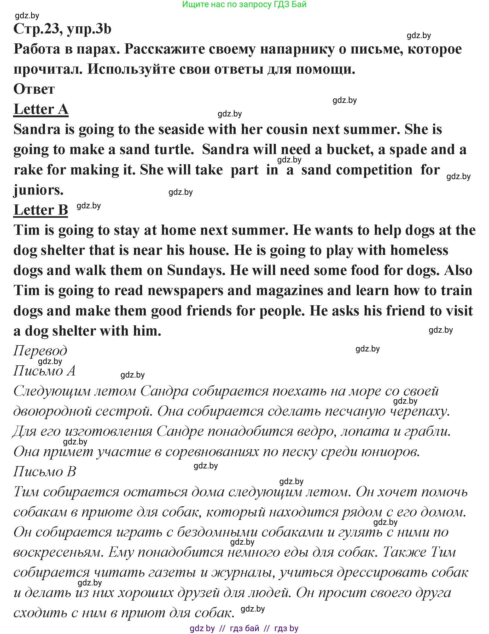 Английский язык (english), 6 класс Учебник, авторы: Юхнель Наталья Валентиновна, Наумова Елена Георгиевна, Малиновская Елена Александровна, издательство Адукацыя i выхаванне, Минск, 2021, страница 22, номер 3, Решение (продолжение 3)