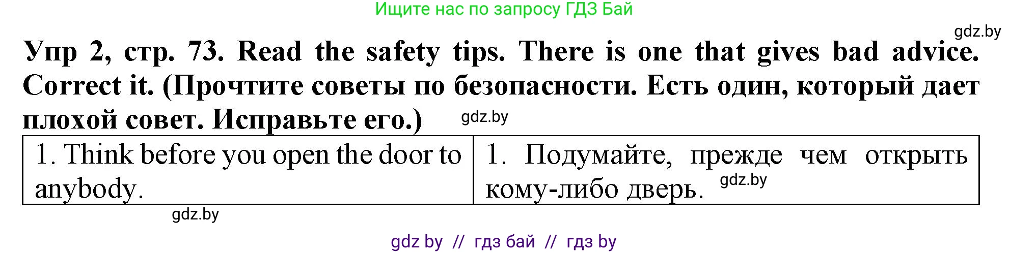 Английский язык (english), 6 класс Тетрадь по грамматике (grammar), авторы: Севрюкова Татьяна Юрьевна, Юхнель Наталья Валентиновна, Бушуева Эдите Владиславовна, издательство Аверсэв, Минск, 2022, зелёного цвета, страница 73, номер 2, Решение