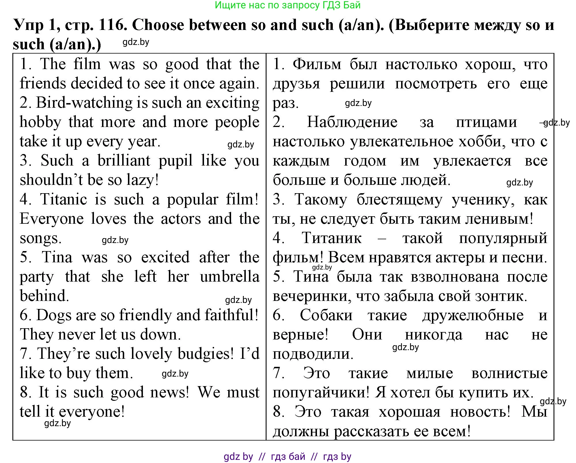 Английский язык (english), 6 класс Тетрадь по грамматике (grammar), авторы: Севрюкова Татьяна Юрьевна, Юхнель Наталья Валентиновна, Бушуева Эдите Владиславовна, издательство Аверсэв, Минск, 2022, зелёного цвета, страница 116, номер 1, Решение