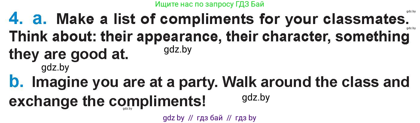 Английский язык (english), 7 класс Учебник (Student's book), авторы: Юхнель Наталья Валентиновна, Демченко Наталья Валентиновна, Наумова Елена Георгиевна, Романчук Вероника Романовна, издательство Вышэйшая школа, Минск, 2023, страница 28, номер 4, Условие