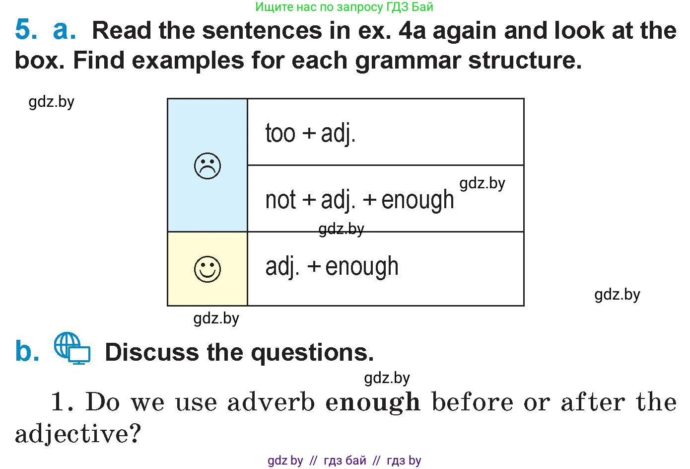 Английский язык (english), 7 класс Учебник (Student's book), авторы: Юхнель Наталья Валентиновна, Демченко Наталья Валентиновна, Наумова Елена Георгиевна, Романчук Вероника Романовна, издательство Вышэйшая школа, Минск, 2023, страница 64, номер 5, Условие