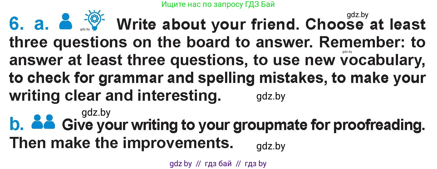 Английский язык (english), 7 класс Учебник (Student's book), авторы: Юхнель Наталья Валентиновна, Демченко Наталья Валентиновна, Наумова Елена Георгиевна, Романчук Вероника Романовна, издательство Вышэйшая школа, Минск, 2023, страница 86, номер 6, Условие