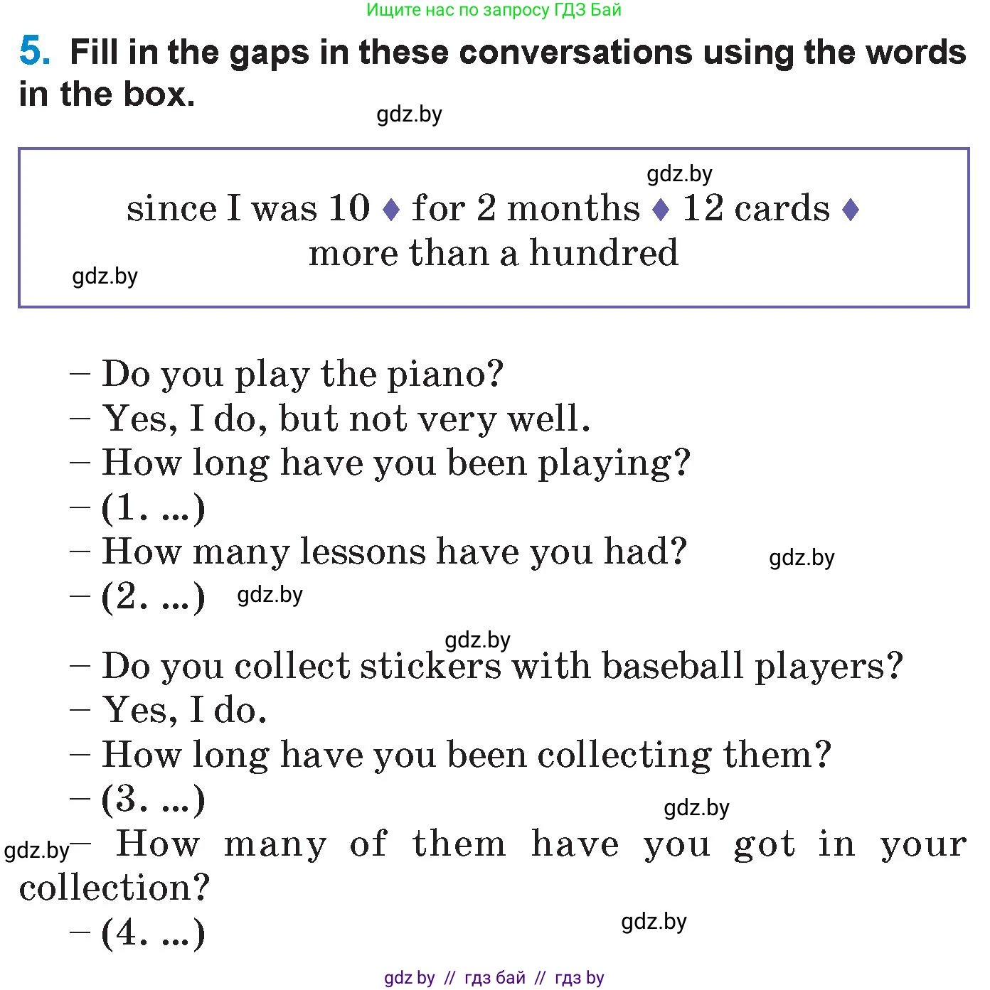 Английский язык (english), 7 класс Учебник (Student's book), авторы: Юхнель Наталья Валентиновна, Демченко Наталья Валентиновна, Наумова Елена Георгиевна, Романчук Вероника Романовна, издательство Вышэйшая школа, Минск, 2023, страница 91, номер 5, Условие