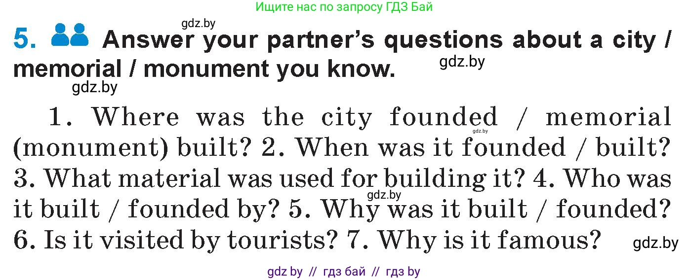 Английский язык (english), 7 класс Учебник (Student's book), авторы: Юхнель Наталья Валентиновна, Демченко Наталья Валентиновна, Наумова Елена Георгиевна, Романчук Вероника Романовна, издательство Вышэйшая школа, Минск, 2023, страница 157, номер 5, Условие