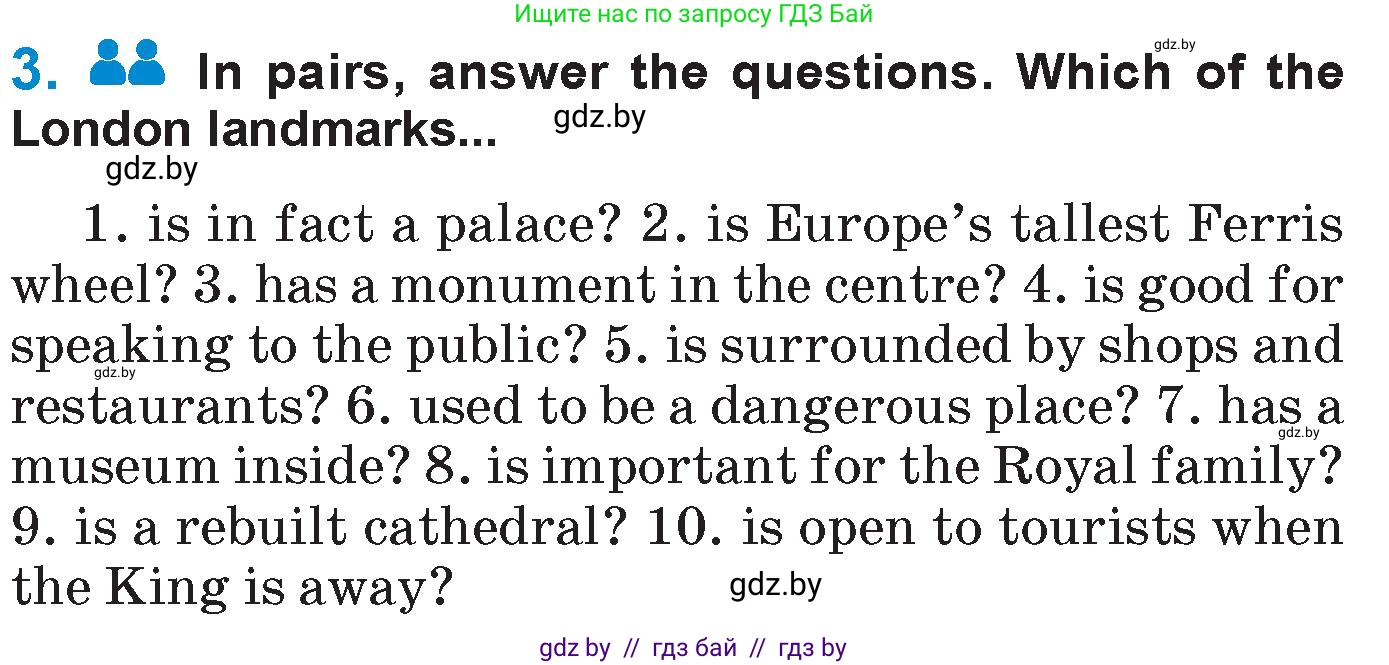 Английский язык (english), 7 класс Учебник (Student's book), авторы: Юхнель Наталья Валентиновна, Демченко Наталья Валентиновна, Наумова Елена Георгиевна, Романчук Вероника Романовна, издательство Вышэйшая школа, Минск, 2023, страница 183, номер 3, Условие