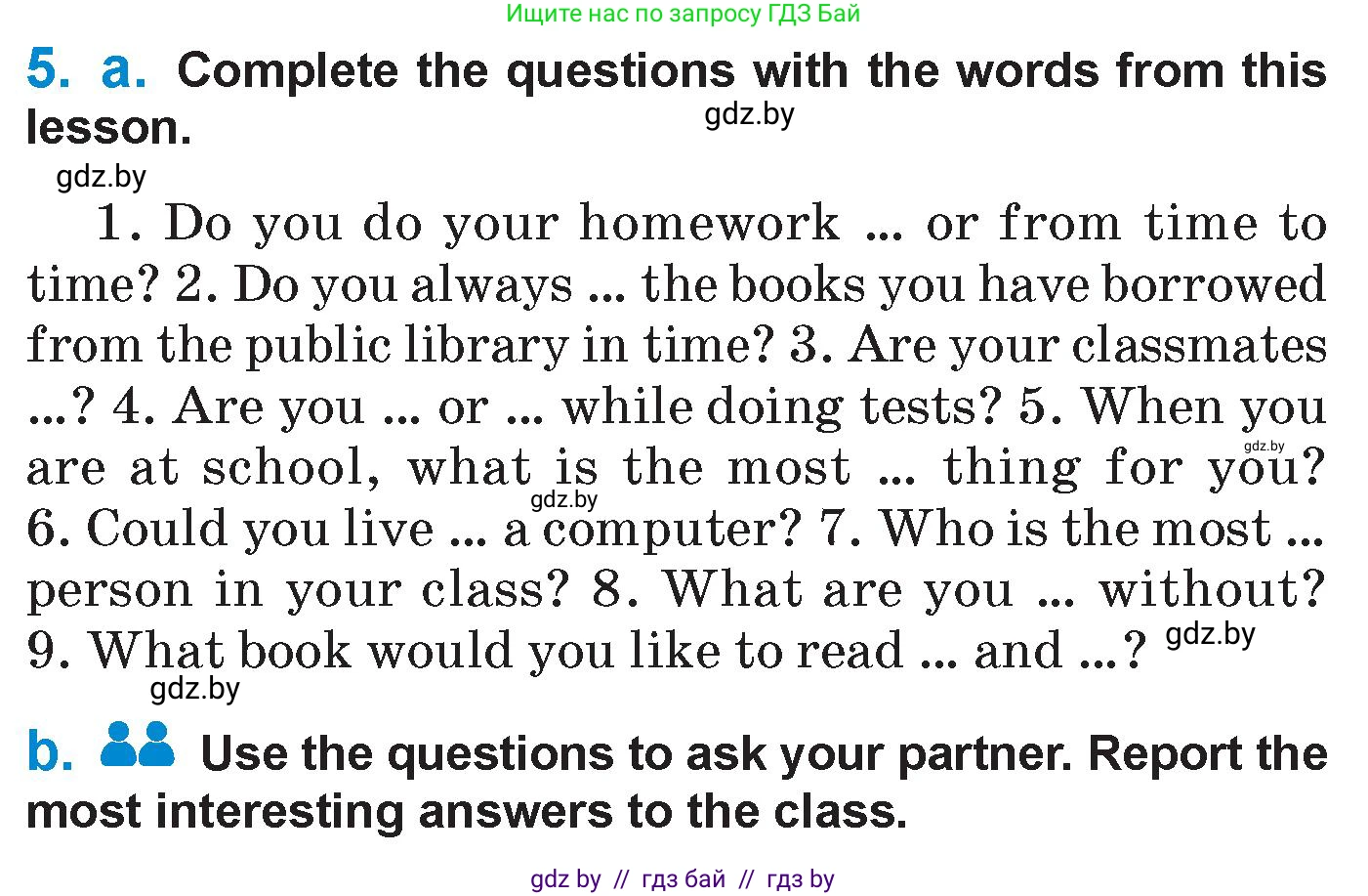 Английский язык (english), 7 класс Учебник (Student's book), авторы: Юхнель Наталья Валентиновна, Демченко Наталья Валентиновна, Наумова Елена Георгиевна, Романчук Вероника Романовна, издательство Вышэйшая школа, Минск, 2023, страница 251, номер 5, Условие