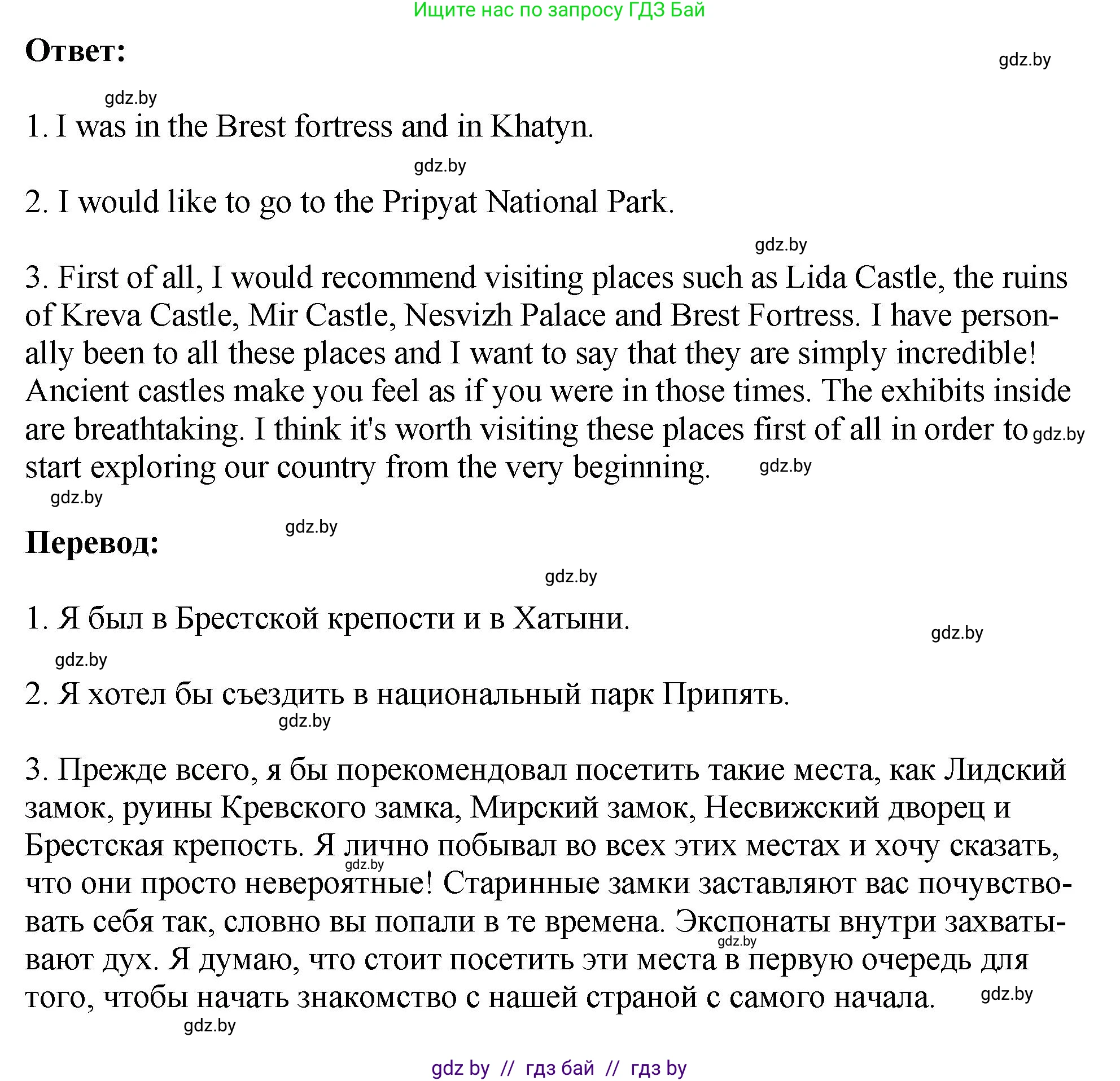 Английский язык (english), 7 класс Учебник (Student's book), авторы: Юхнель Наталья Валентиновна, Демченко Наталья Валентиновна, Наумова Елена Георгиевна, Романчук Вероника Романовна, издательство Вышэйшая школа, Минск, 2023, страница 197, номер 3, Решение (продолжение 5)