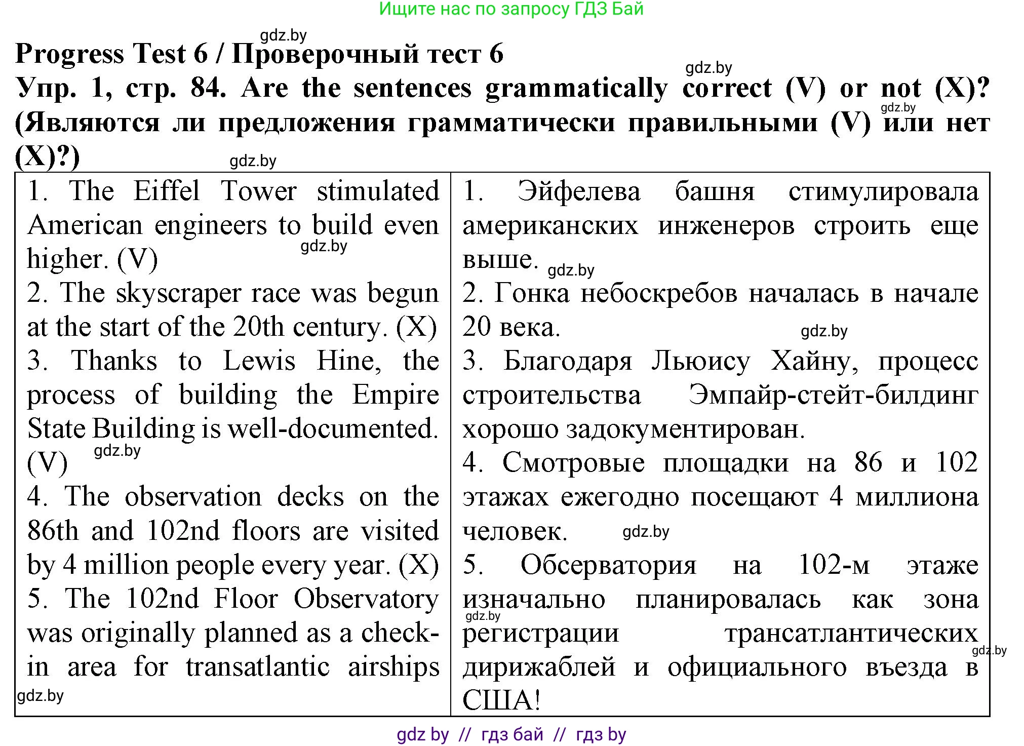 Английский язык (english), 7 класс Тетрадь по грамматике (grammar), авторы: Севрюкова Татьяна Юрьевна, Бушуева Эдите Владиславовна, Юхнель Наталья Валентиновна, издательство Аверсэв, Минск, 2023, страница 84, номер 1, Решение
