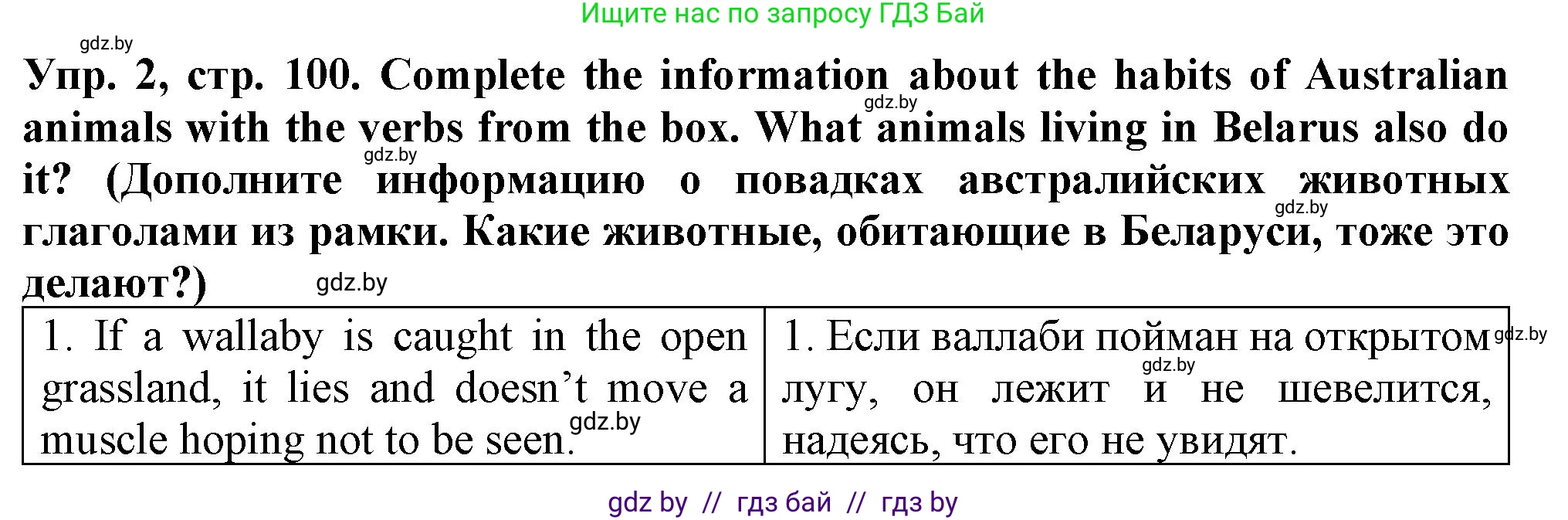 Английский язык (english), 7 класс Тетрадь по грамматике (grammar), авторы: Севрюкова Татьяна Юрьевна, Бушуева Эдите Владиславовна, Юхнель Наталья Валентиновна, издательство Аверсэв, Минск, 2023, страница 100, номер 2, Решение