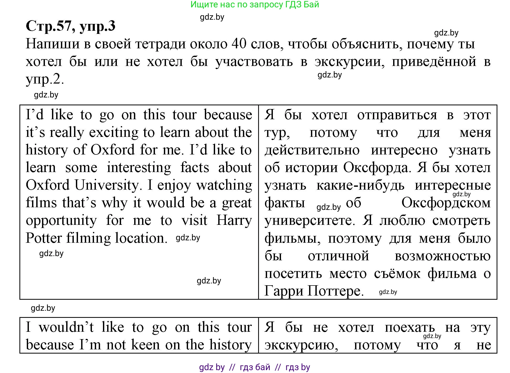 Английский язык (english), 7 класс Рабочая тетрадь (workbook), авторы: Демченко Наталья Валентиновна, Севрюкова Татьяна Юрьевна, Наумова Елена Георгиевна, Юхнель Наталья Валентиновна, Манешина А В, Маслёнченко Н А, Рыбалко О Н, издательство Аверсэв, Минск, 2021, голубого цвета, Часть ( Part) 2, страница 57, номер 3, Решение