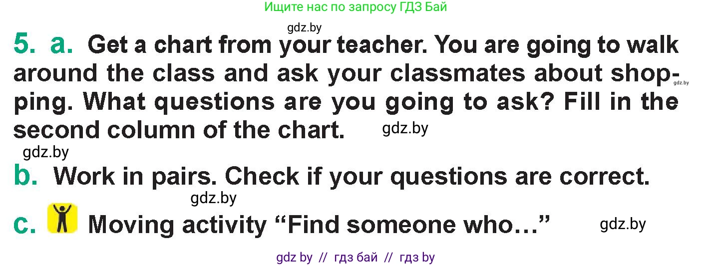 Английский язык (english), 7 класс Учебник (Student's book), авторы: Демченко Наталья Валентиновна, Севрюкова Татьяна Юрьевна, Юхнель Наталья Валентиновна, Наумова Елена Георгиевна, Манешина А В, Маслёнченко Н А, издательство Вышэйшая школа, Минск, 2019, оранжевого цвета, Часть ( Part) 1, страница 101, номер 5, Условие
