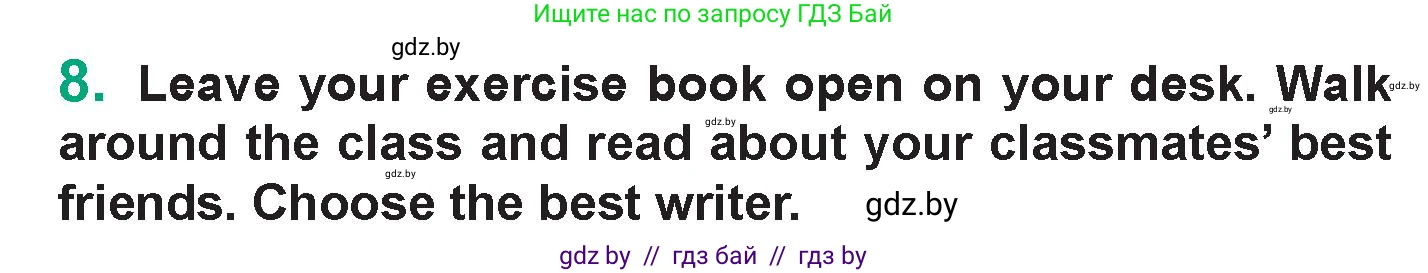 Английский язык (english), 7 класс Учебник (Student's book), авторы: Демченко Наталья Валентиновна, Севрюкова Татьяна Юрьевна, Юхнель Наталья Валентиновна, Наумова Елена Георгиевна, Манешина А В, Маслёнченко Н А, издательство Вышэйшая школа, Минск, 2019, оранжевого цвета, Часть ( Part) 1, страница 133, номер 8, Условие