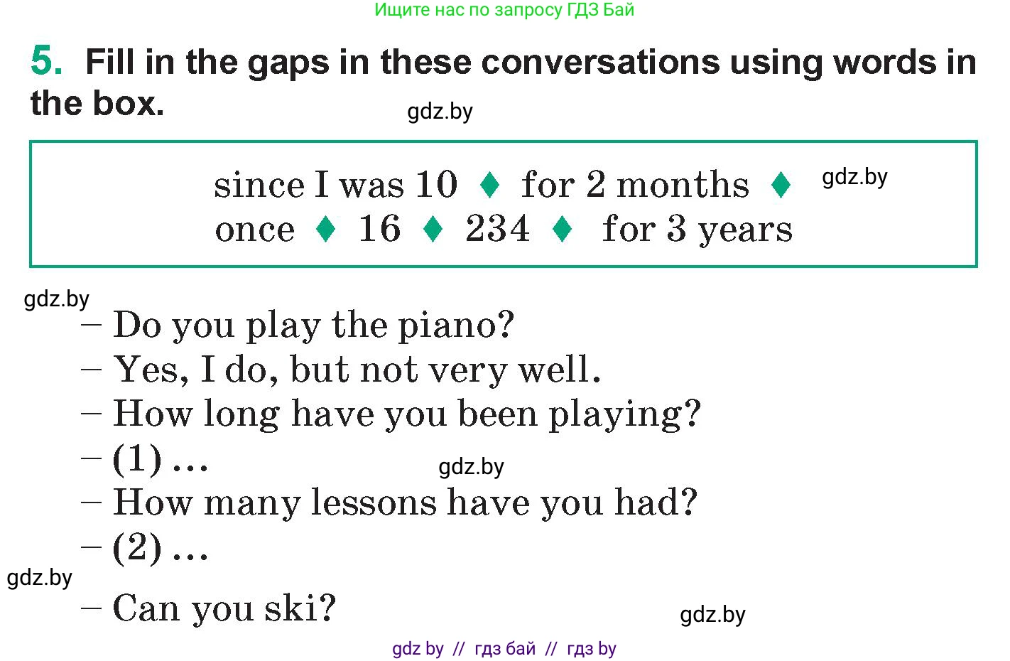 Английский язык (english), 7 класс Учебник (Student's book), авторы: Демченко Наталья Валентиновна, Севрюкова Татьяна Юрьевна, Юхнель Наталья Валентиновна, Наумова Елена Георгиевна, Манешина А В, Маслёнченко Н А, издательство Вышэйшая школа, Минск, 2019, оранжевого цвета, Часть ( Part) 1, страница 139, номер 5, Условие